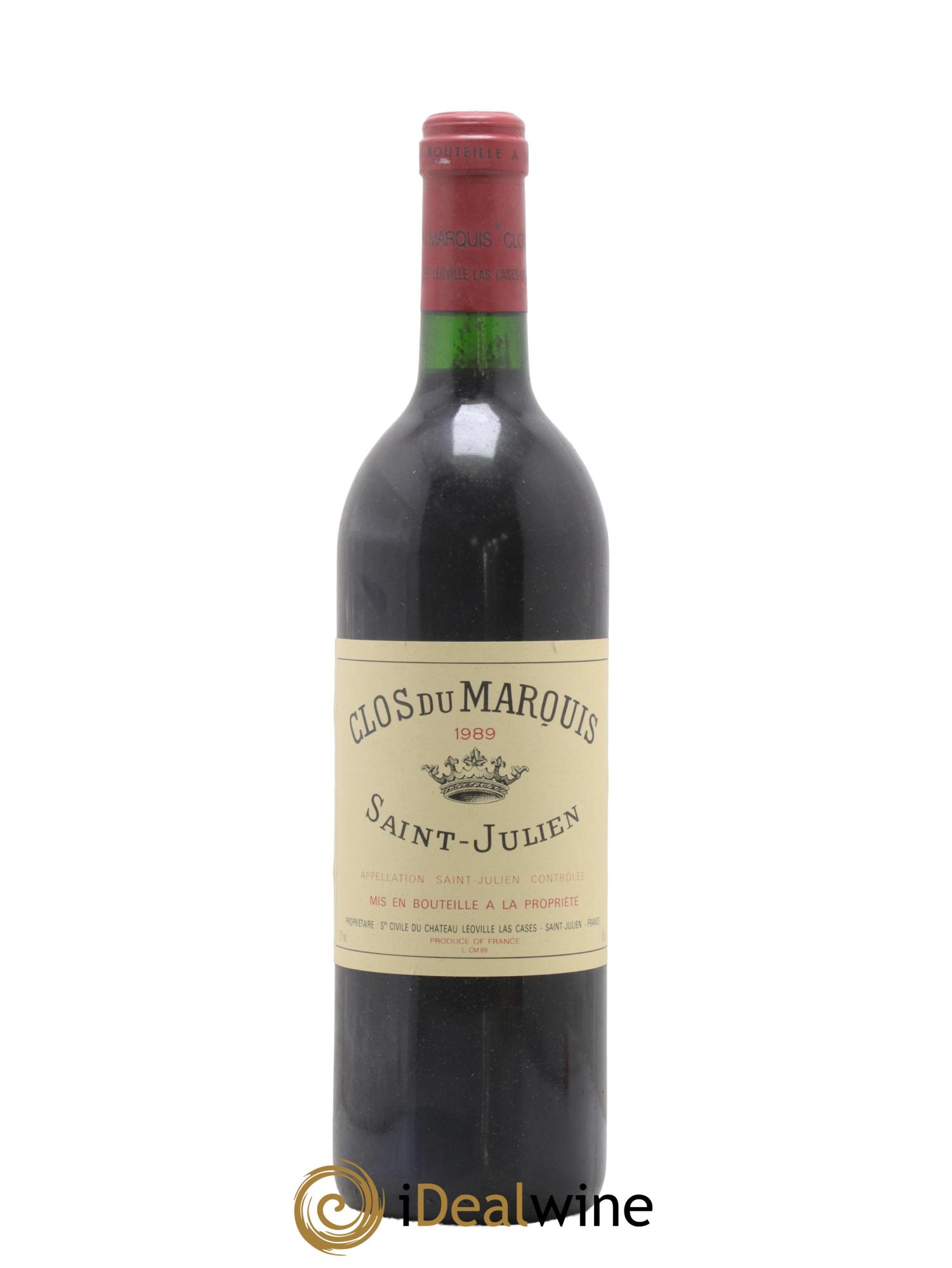 Clos du Marquis 1989 - Lot of 1 bottle - 0