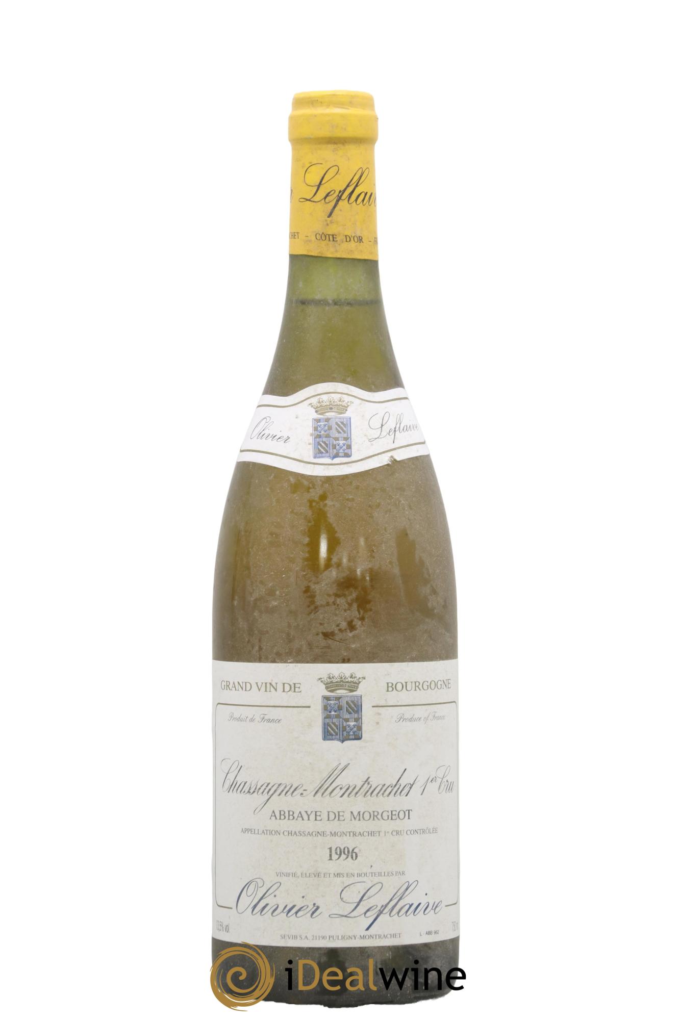 Chassagne-Montrachet 1er Cru Abbaye de Morgeot Olivier Leflaive 1996 - Lot of 1 bottle - 0