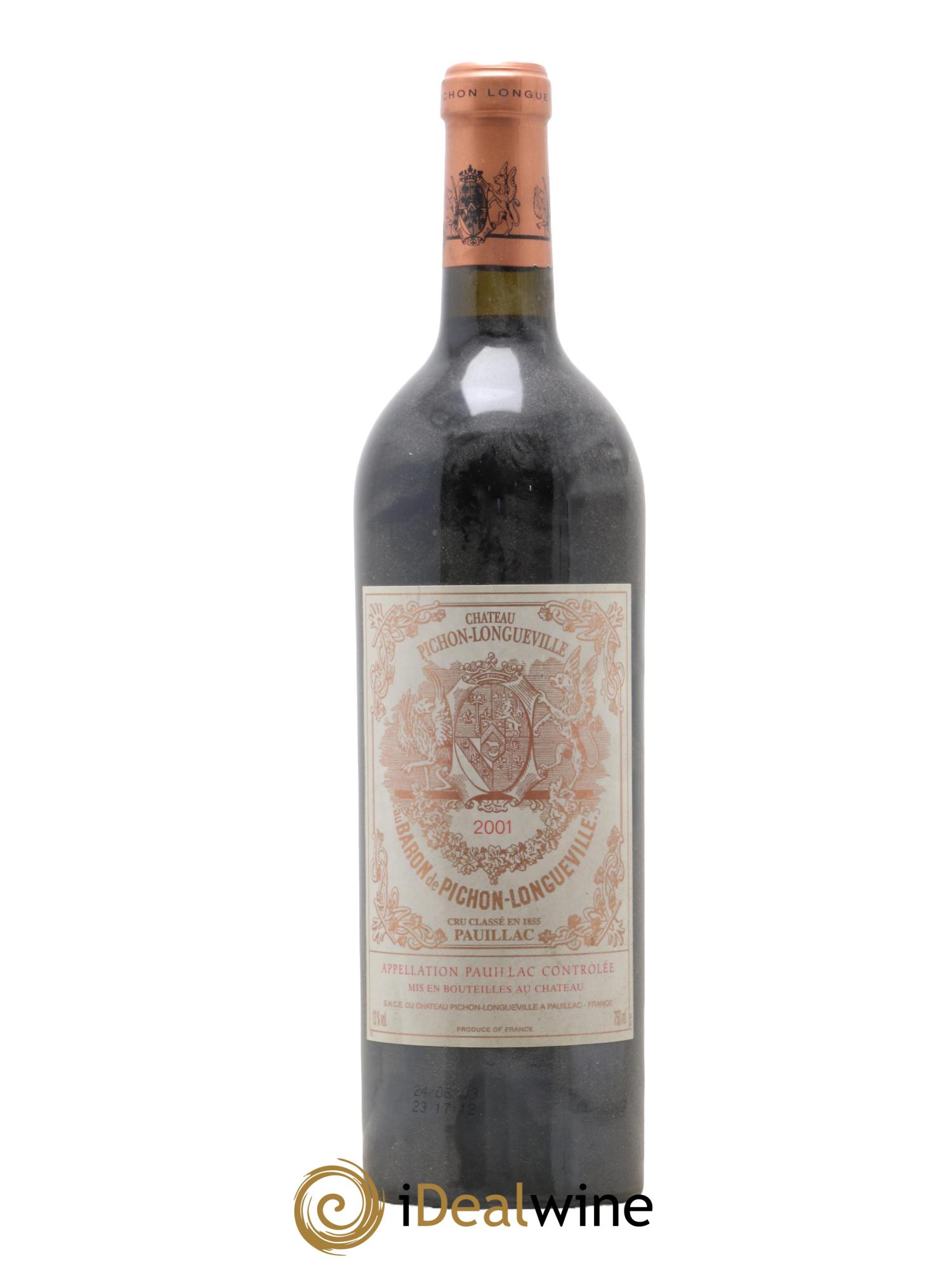 Pichon Longueville Baron 2ème Grand Cru Classé 2001 - Lot de 1 bouteille - 0
