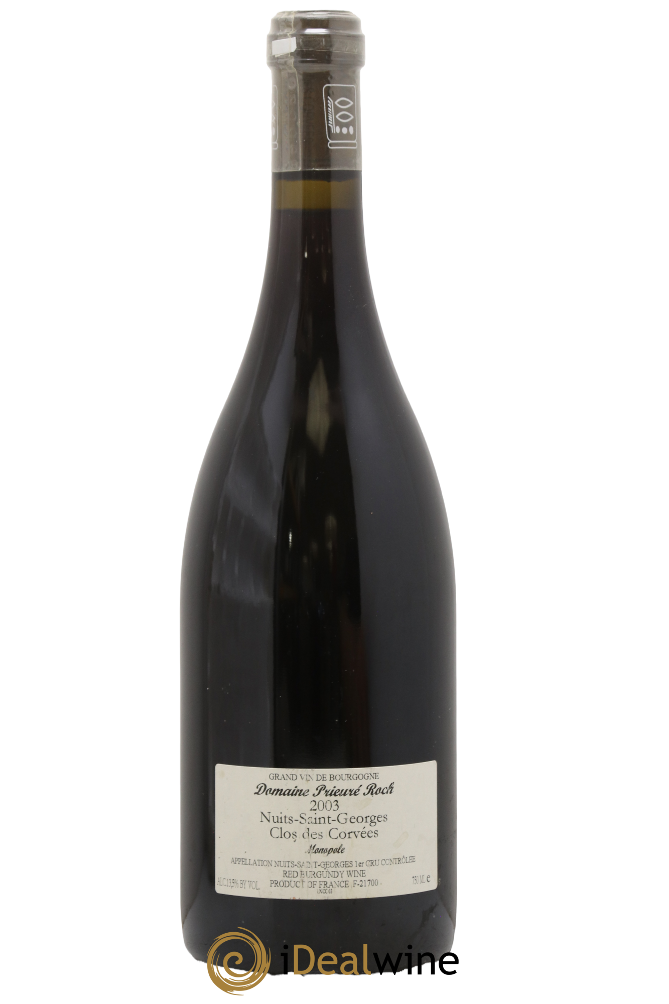 Nuits-Saint-Georges 1er Cru Le Clos des Corvées Prieuré Roch 2003 - Lot de 1 bouteille - 1