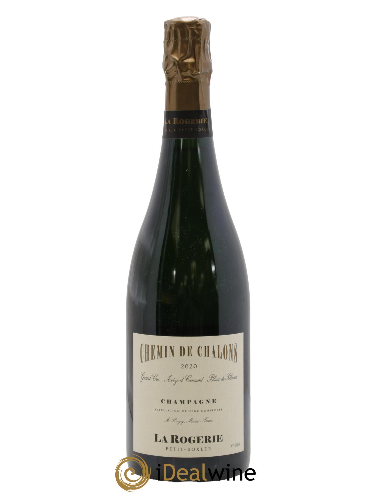Champagne Chemin de Chalon La Rogerie 2020 - Lot de 1 bouteille - 0