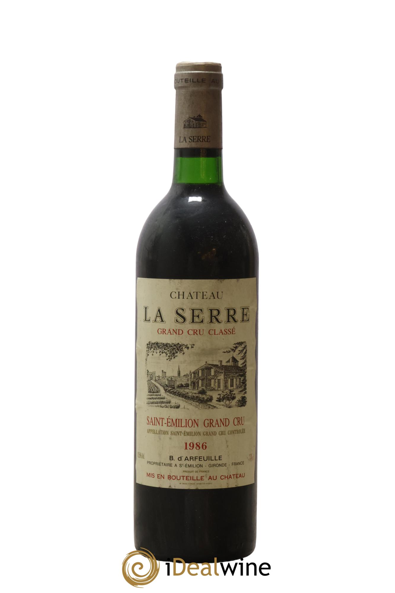 Château la Serre Grand Cru Classé 1986 - Lot of 1 bottle - 0