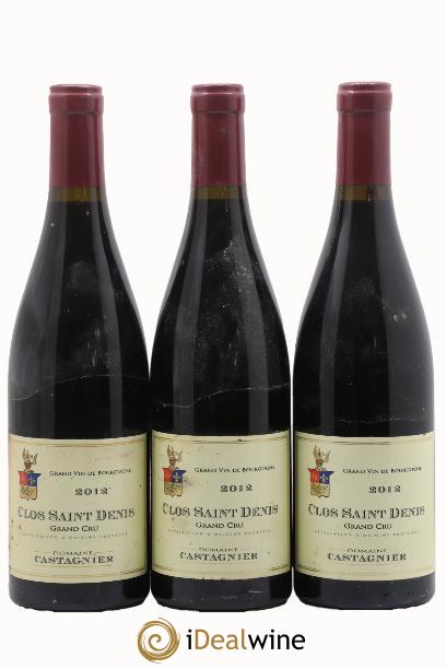 Clos Saint-Denis Grand Cru Castagnier (Domaine) 2012 - Lot of 3 bottles - 0