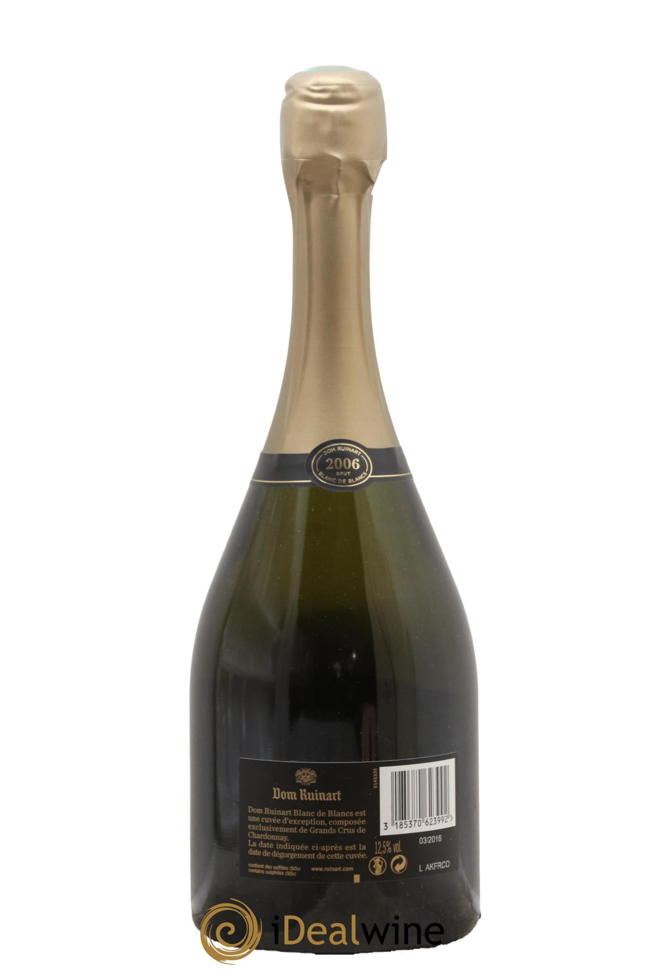 Dom Ruinart Brut Ruinart 2006 - Lot de 1 bouteille - 2
