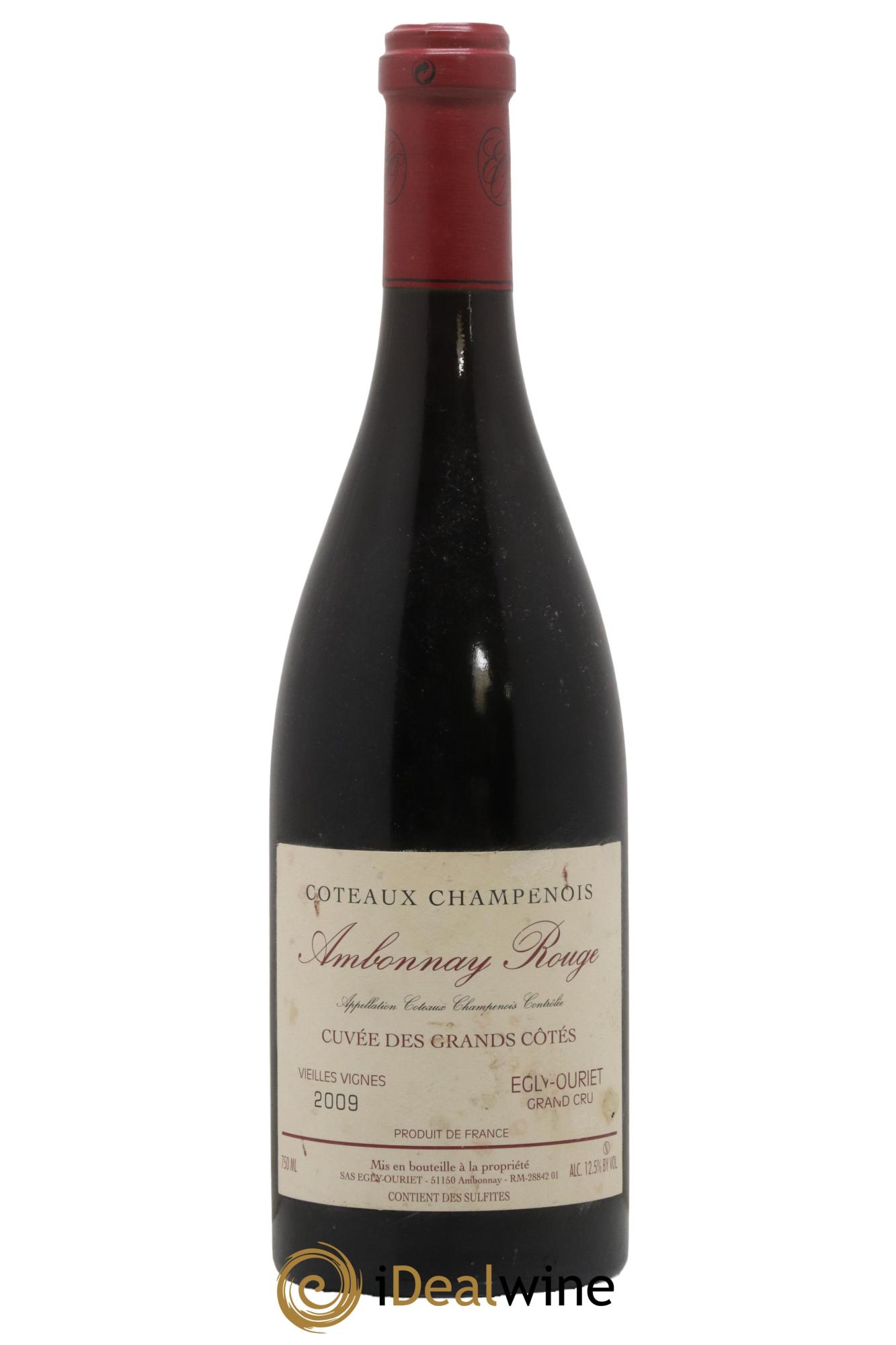 Coteaux Champenois Ambonnay Cuvee des Grands Cotes Vieilles Vignes Maison Egly Ouriet 2009 - Lot de 1 bouteille - 0