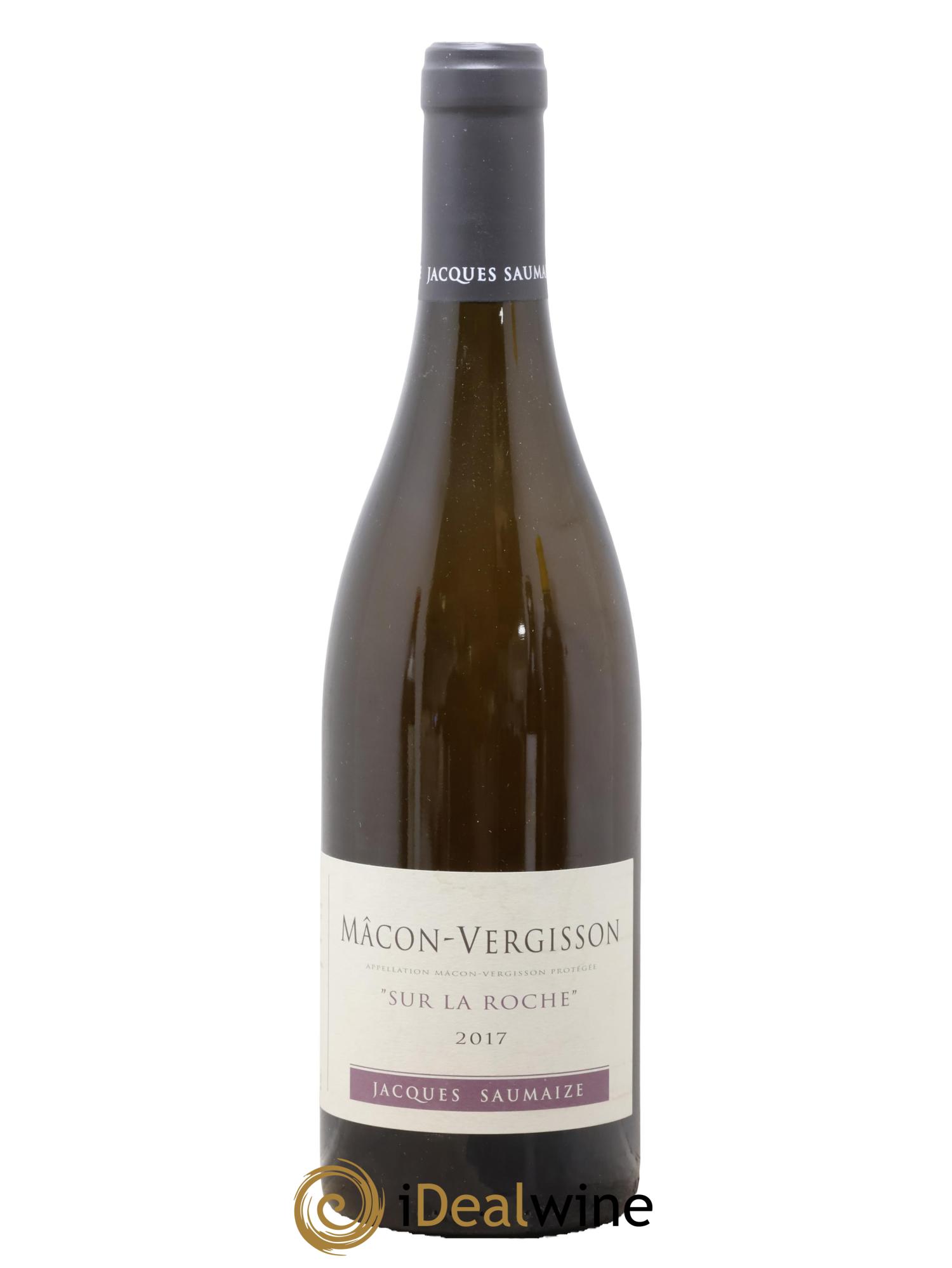 Mâcon Vergisson Sur La Roche Jacques Saumaize 2017 - Lot de 1 bouteille - 0