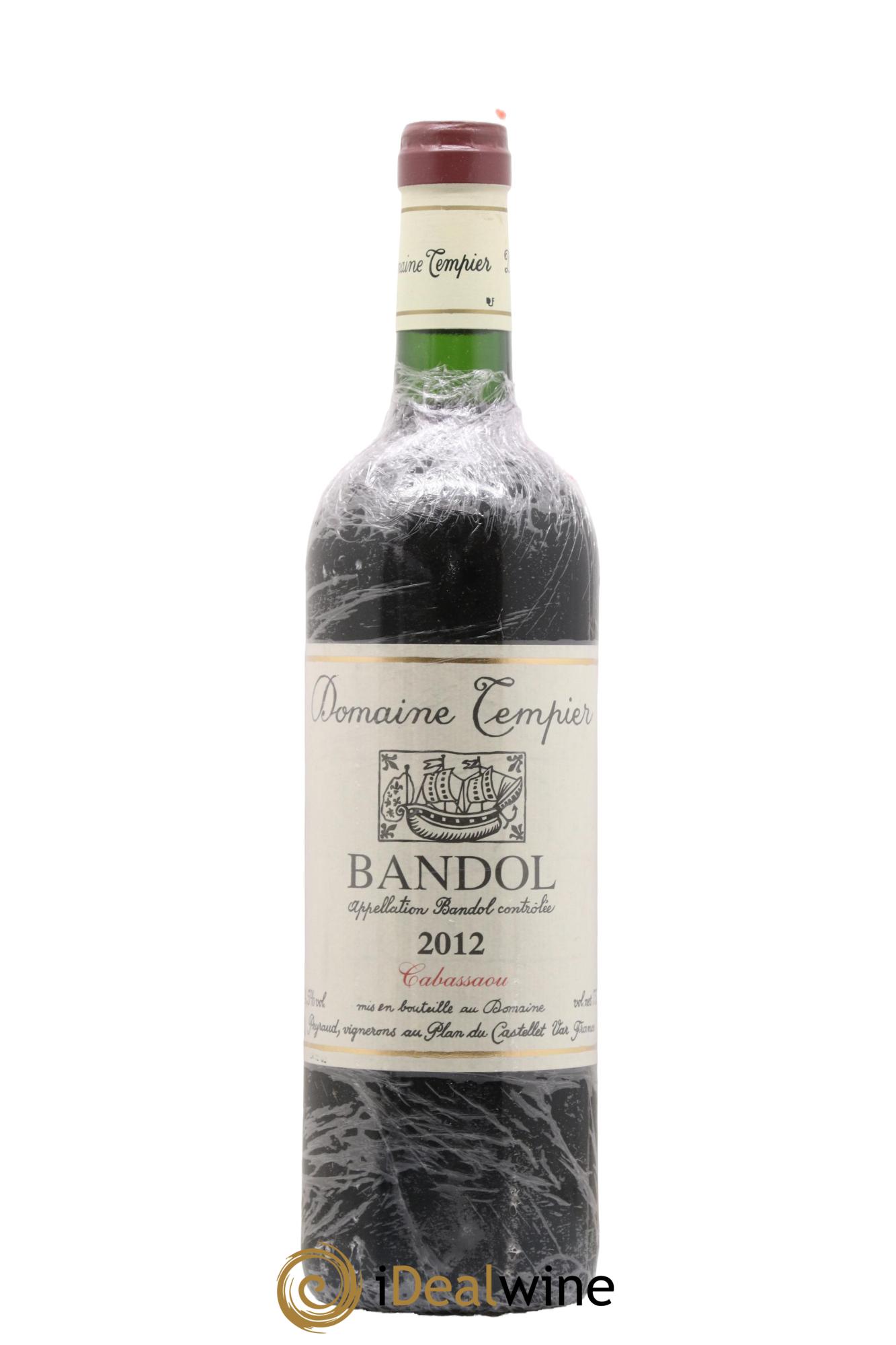 Bandol Domaine Tempier Cuvée Cabassaou Famille Peyraud 2012 - Lot de 1 bouteille - 0