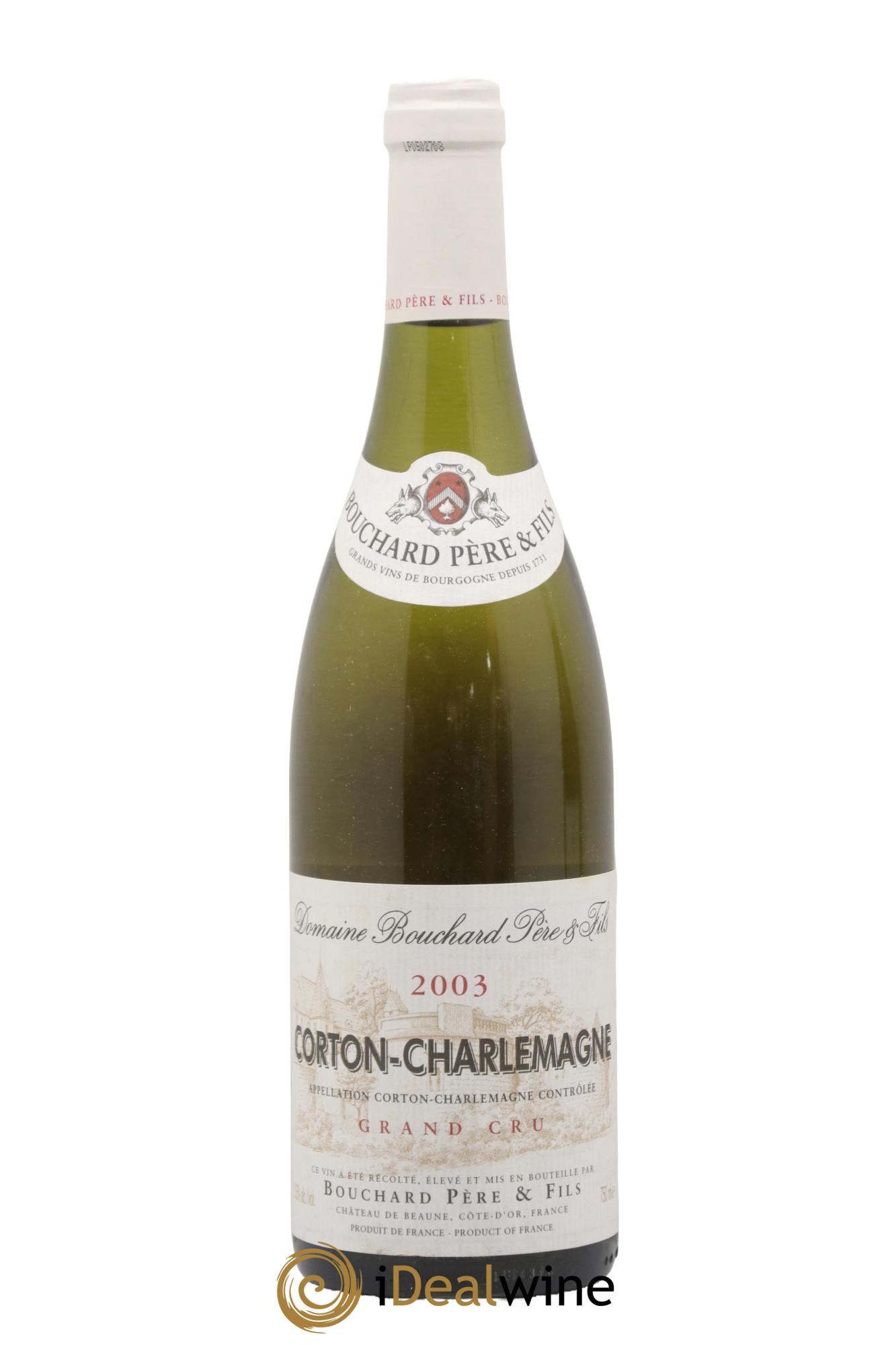 Corton-Charlemagne Grand Cru Bouchard Père & Fils 2003 - Lot de 1 bouteille - 0