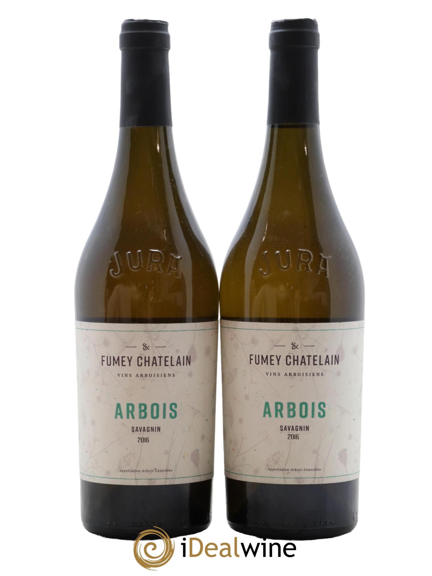 Arbois Savagnin Ouillé Fumey-Chatelain 2016 - Lot de 2 bouteilles - 0
