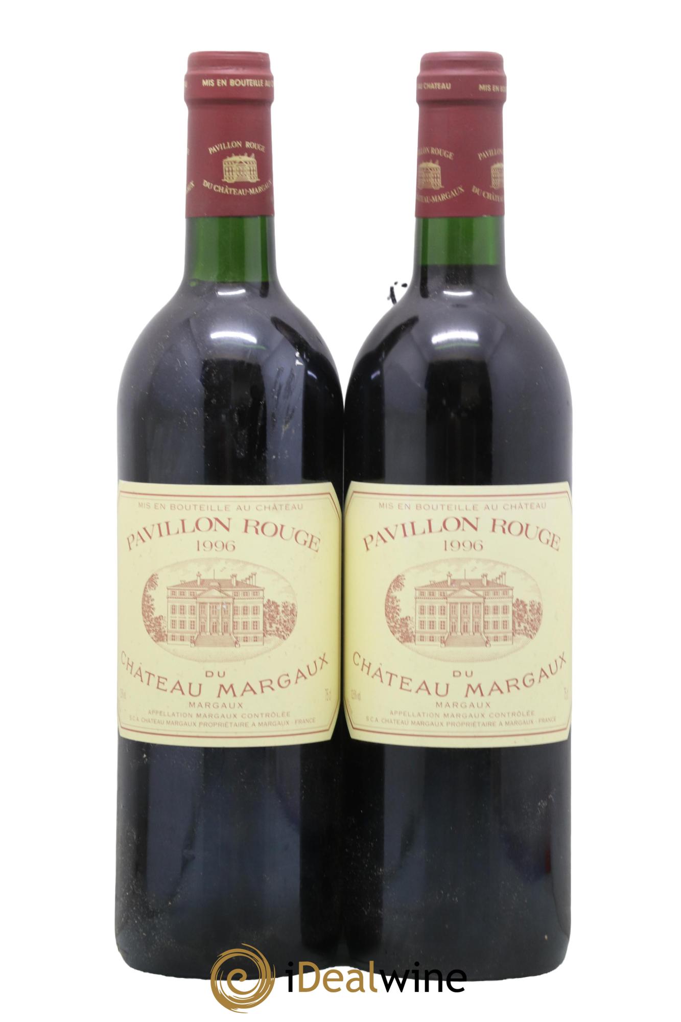 Pavillon Rouge du Château Margaux Second Vin 1996 - Lot de 2 bouteilles - 0