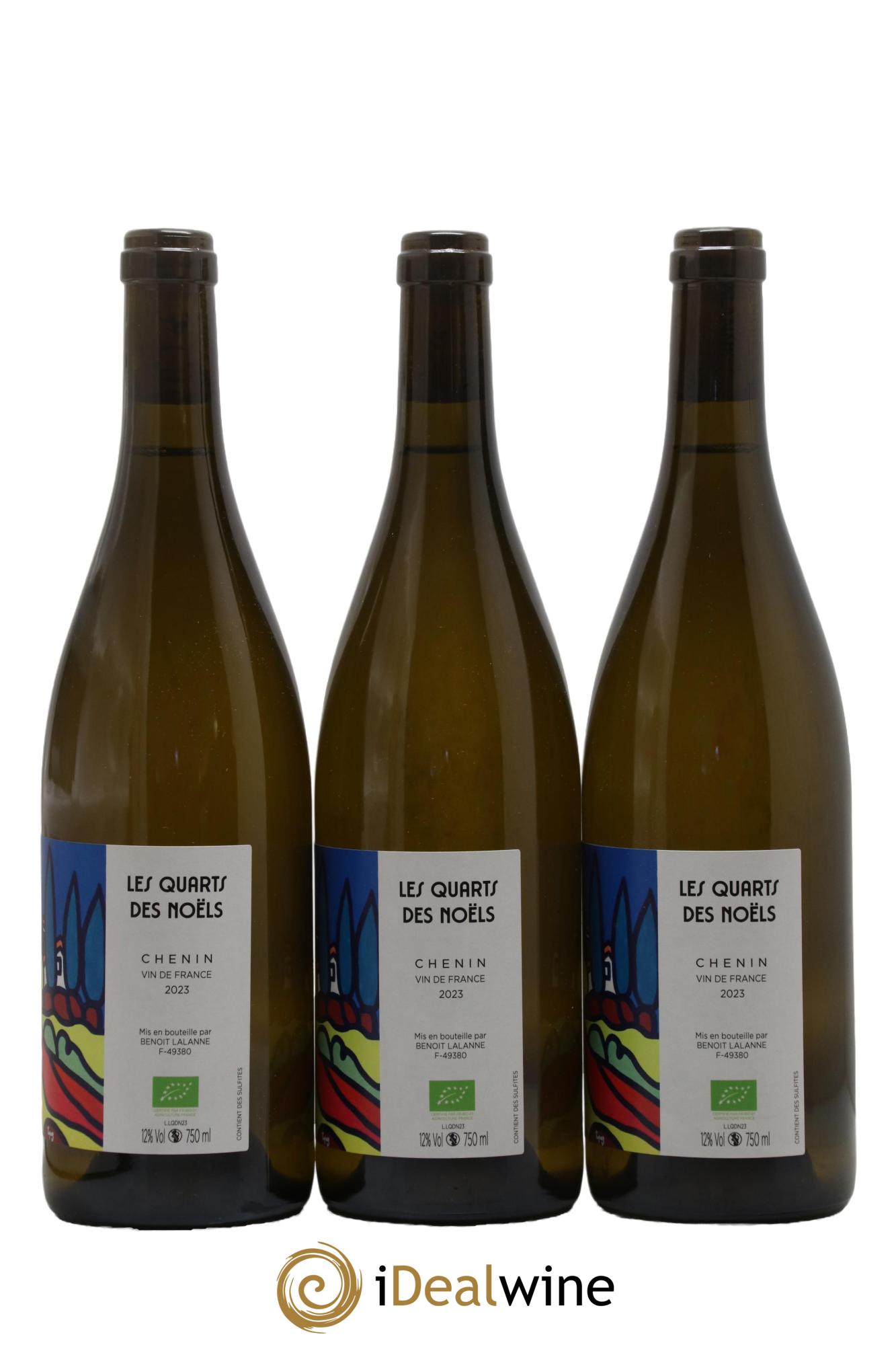 Vin de France Les Quarts des Noëls Benoit Lalanne 2023 - Lot of 3 bottles - 1