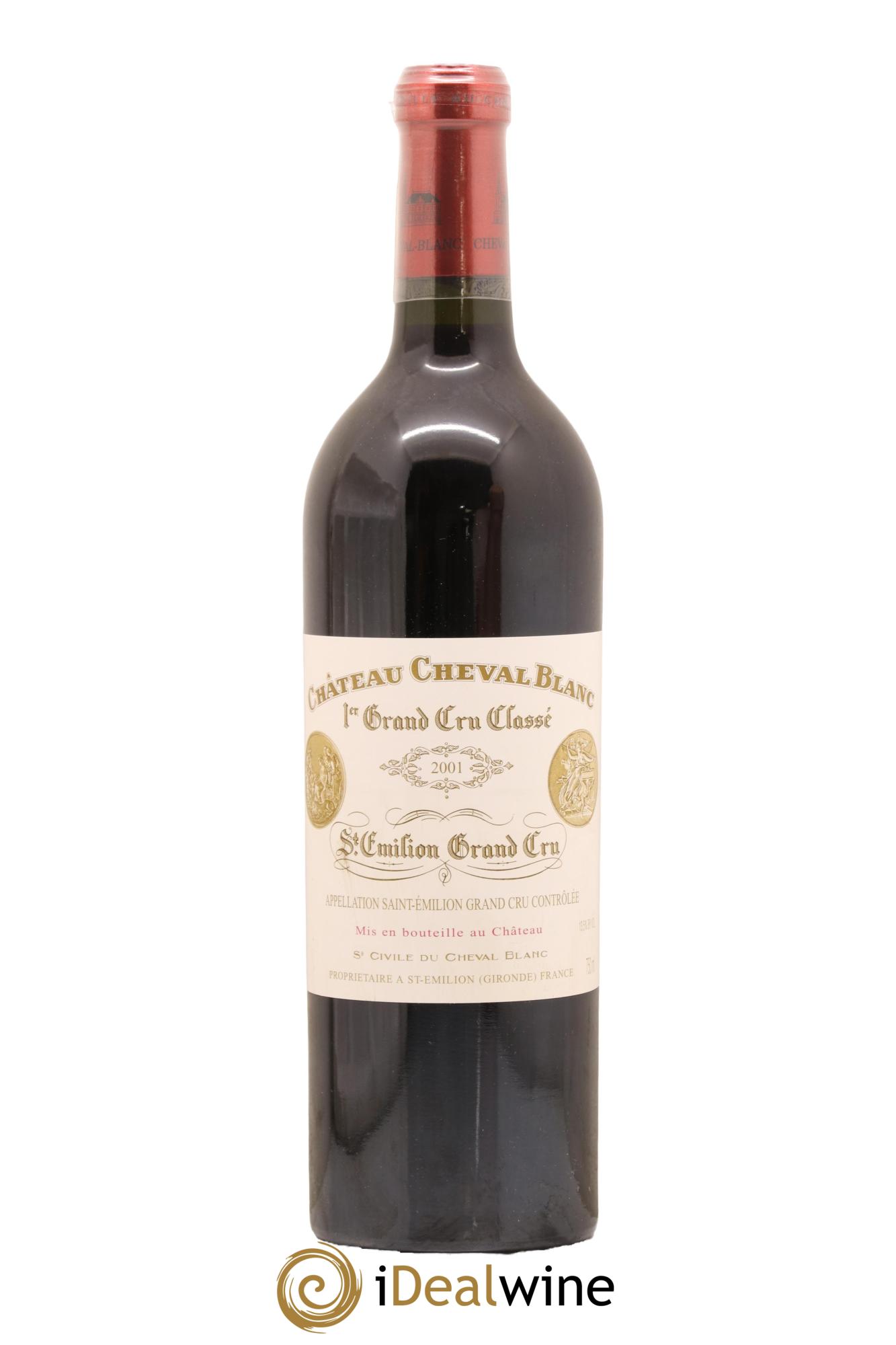 Château Cheval Blanc 1er Grand Cru Classé A 2001 - Lot de 1 bouteille - 0