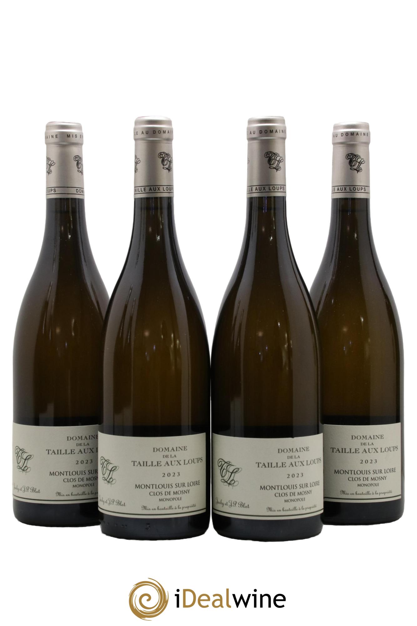 Montlouis-sur-Loire Clos de Mosny La Taille aux Loups - Jacky Blot 2023 - Lot de 4 bouteilles - 0