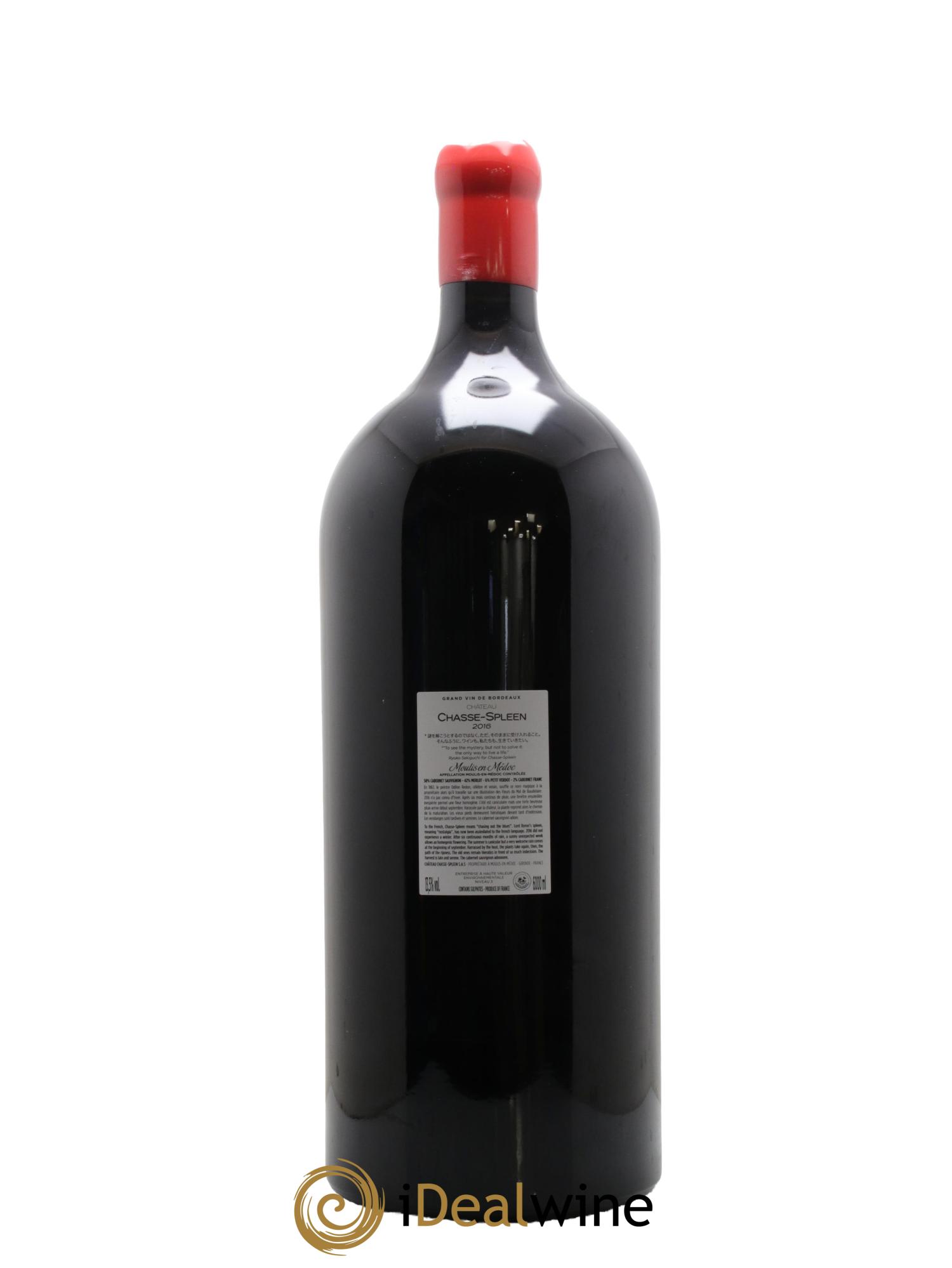 Château Chasse Spleen 2016 - Lot of 1 imperiale - 1