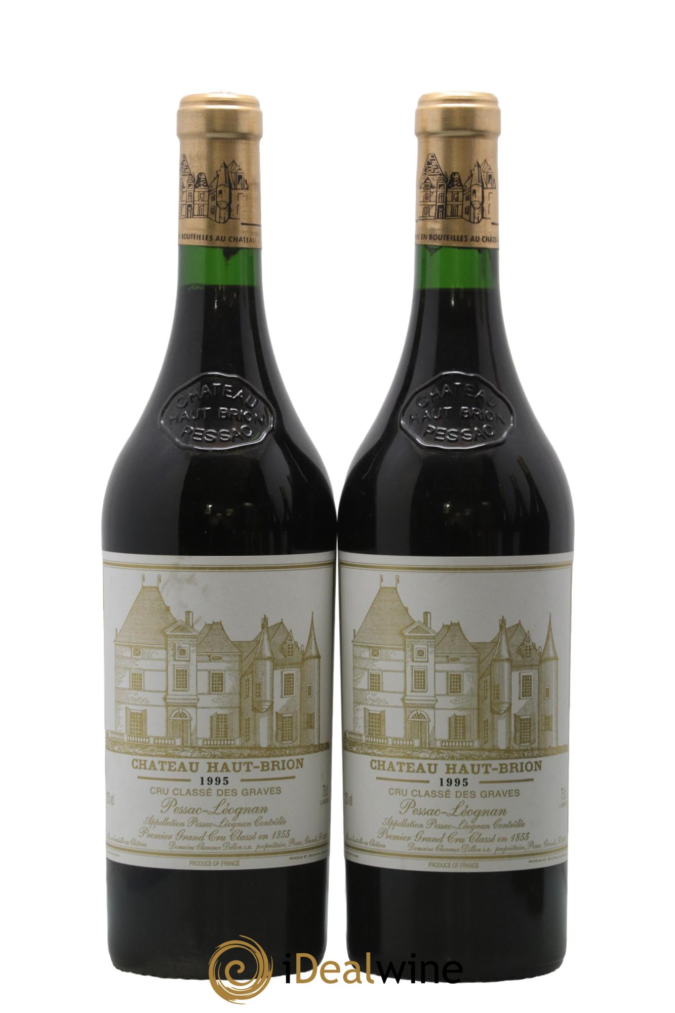 Château Haut Brion 1er Grand Cru Classé 1995 - Posten von 2 Flaschen - 0