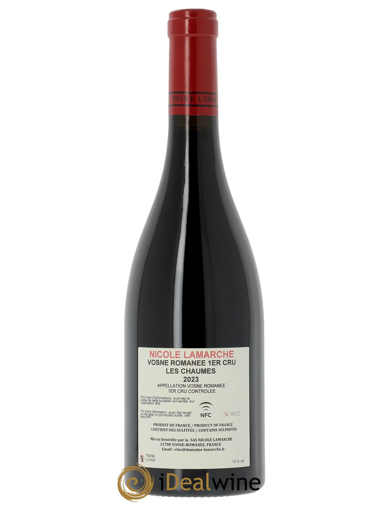 Vosne-Romanée 1er Cru Les Chaumes Lamarche (Domaine) 2023 - Lot of 1 bottle - 1