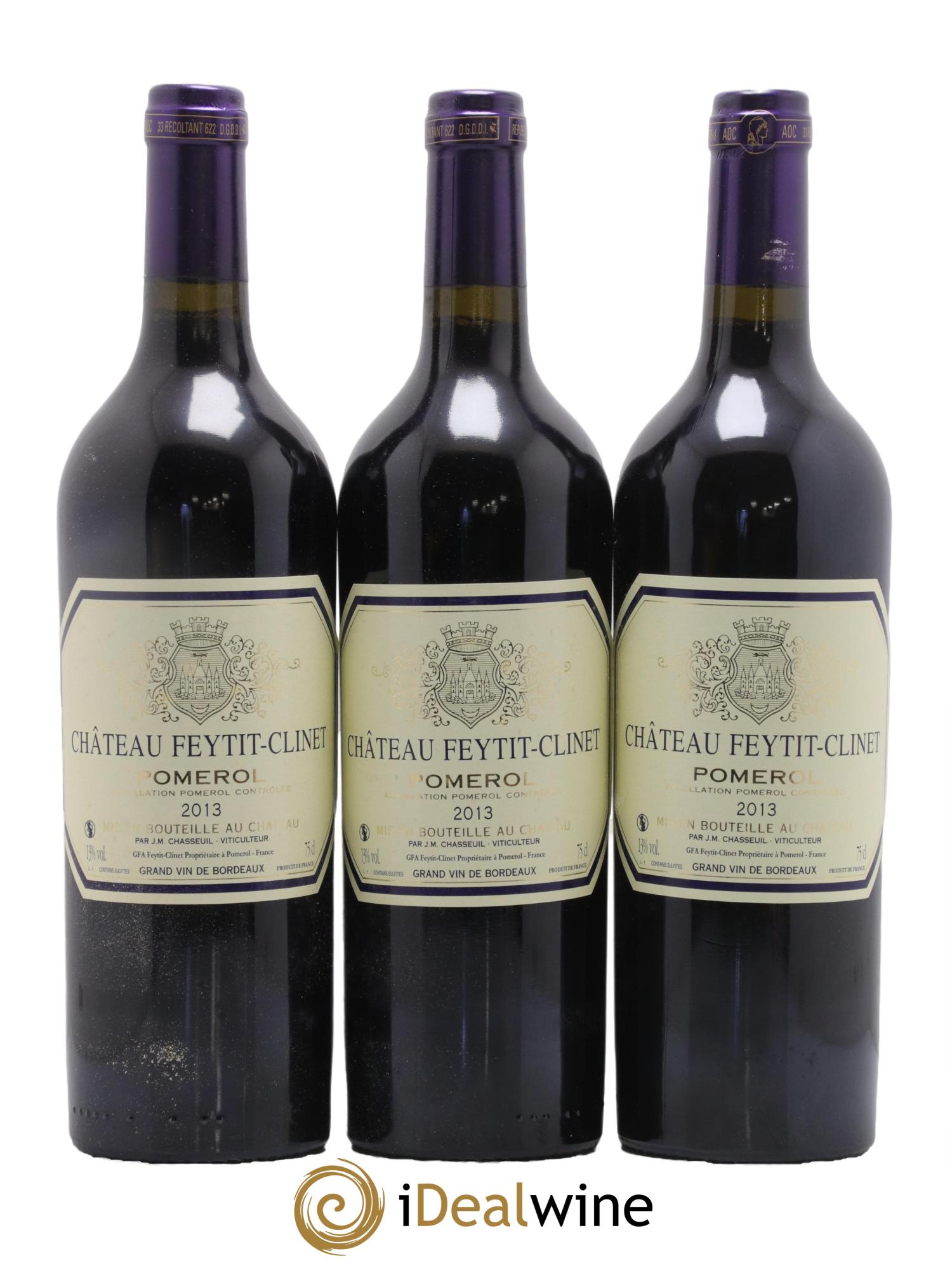 Château Feytit-Clinet 2013 - Lotto di 6 bottiglie - 1