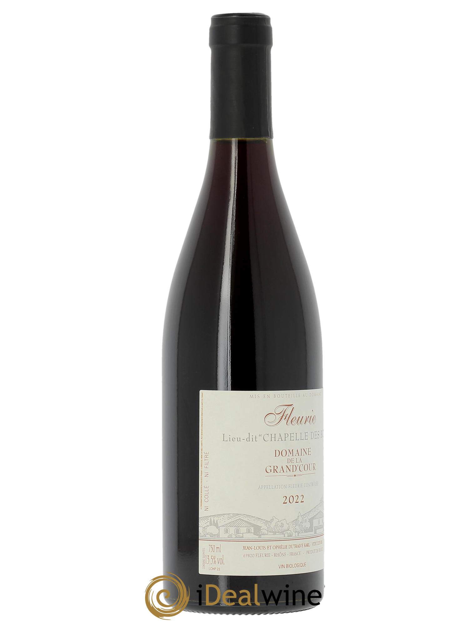 Fleurie Chapelle des bois Grand'cour (Domaine de la) - Jean-Louis Dutraive  2022 - Lotto di 1 bottiglia - 1