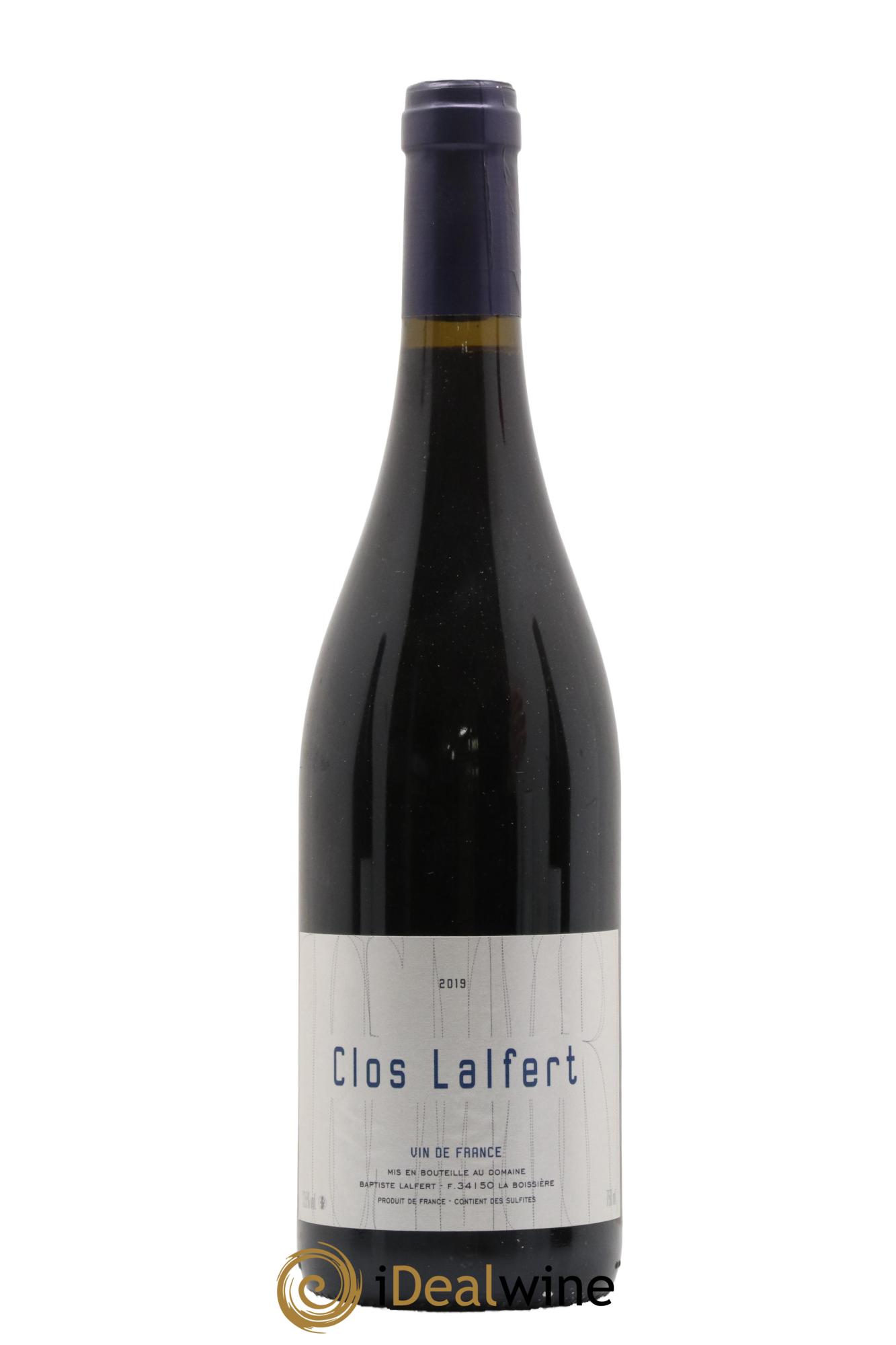 Vin de France Clos Lalfert - Baptiste Lalfert 2019 - Lot de 1 bouteille - 0