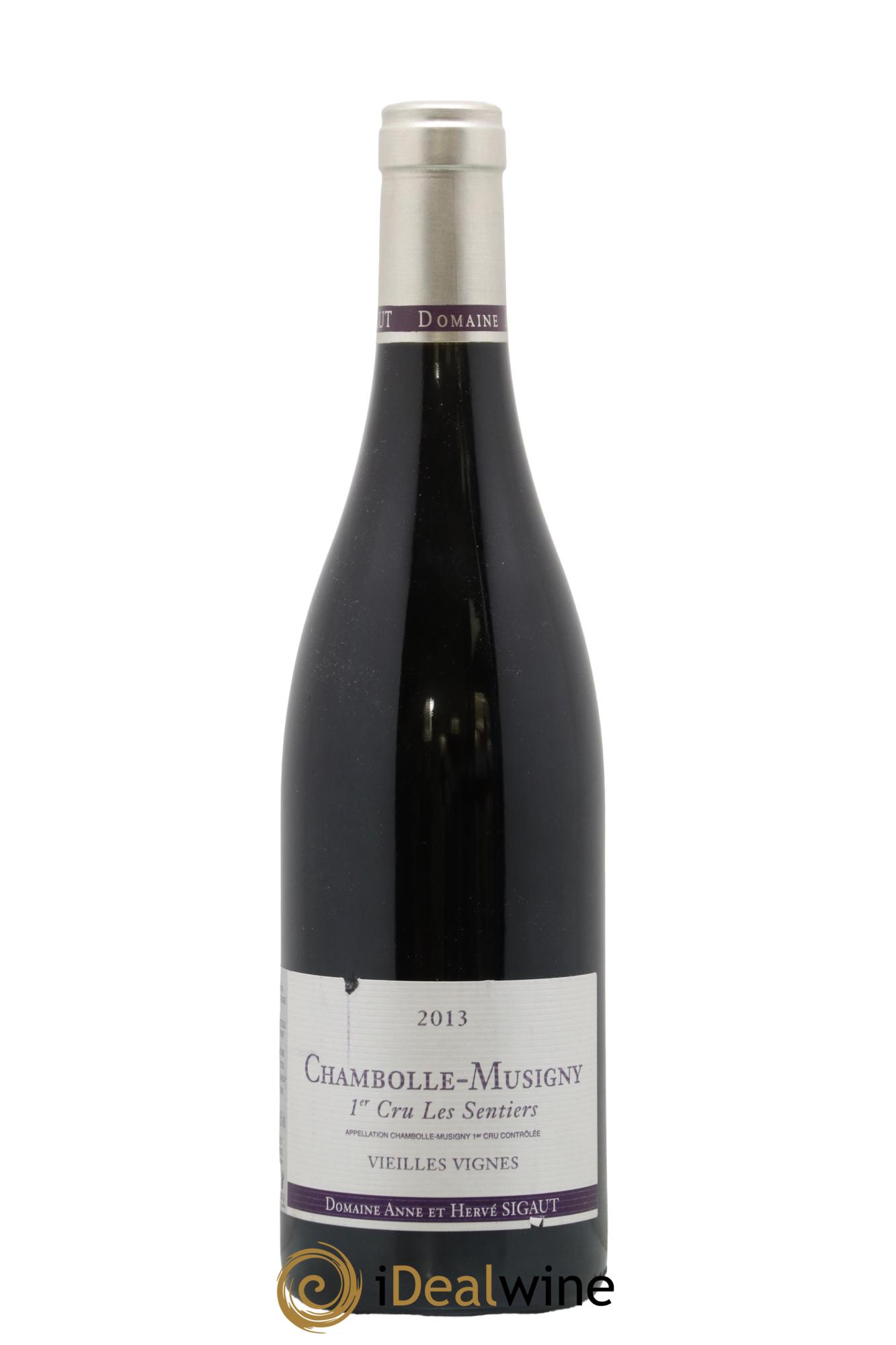 Chambolle-Musigny 1er Cru Les Sentiers Vieilles Vignes Anne et Hervé Sigaut (Domaine) 2013 - Lot de 1 bouteille - 0