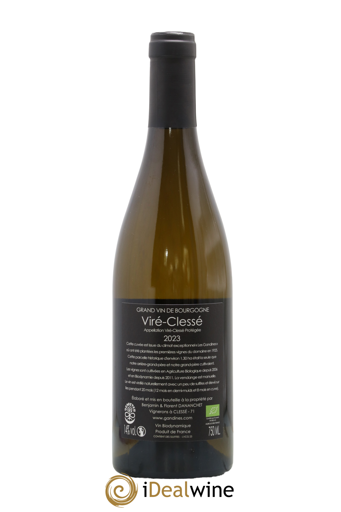 Viré-Clessé Les Gandines Domaine des Gandines 2023 - Lot de 1 bouteille - 1