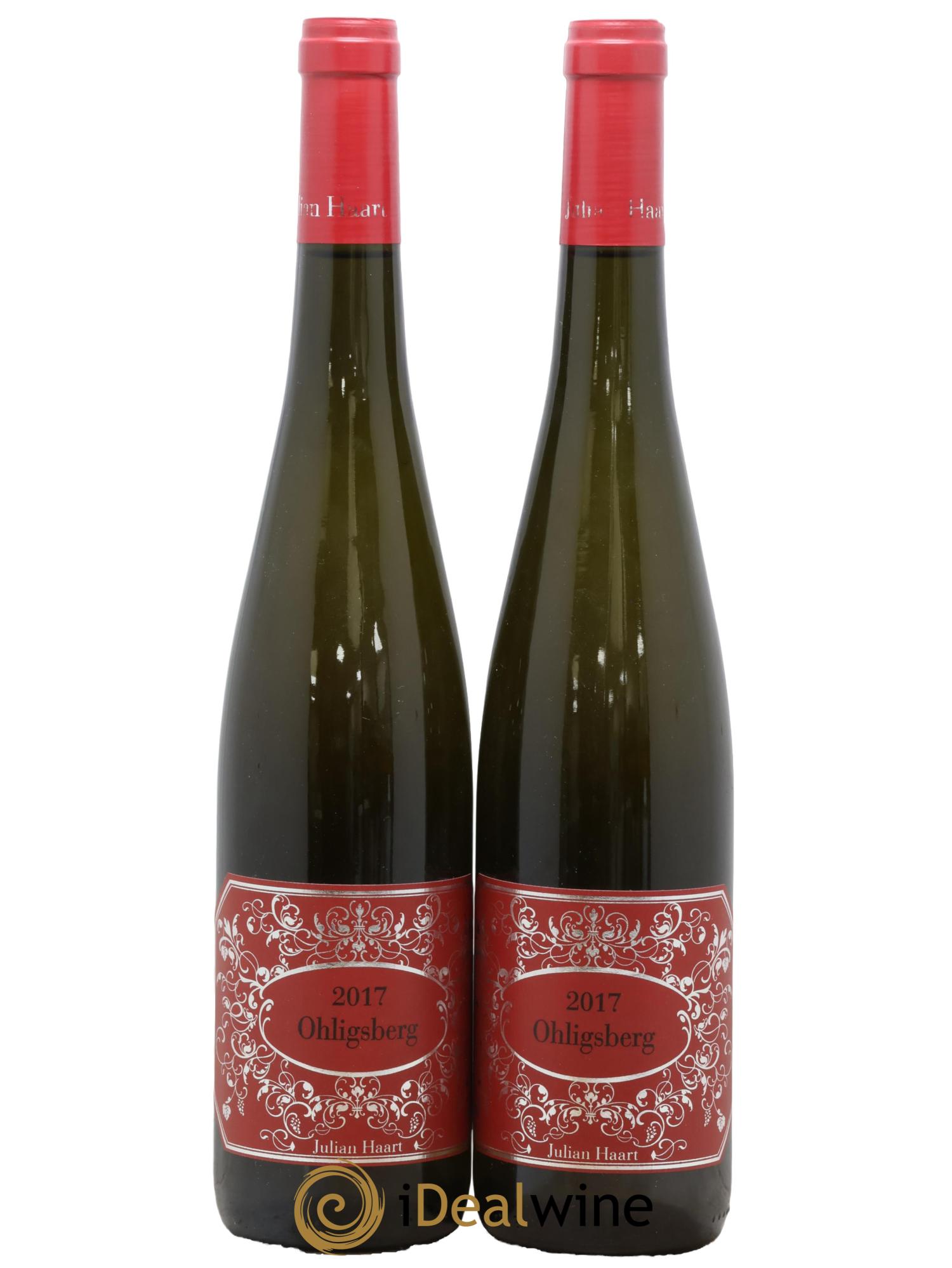 Allemagne Mosel-Saar Wintricher Ohligsberg Julian Haart 2017 - Lot de 2 bouteilles - 0