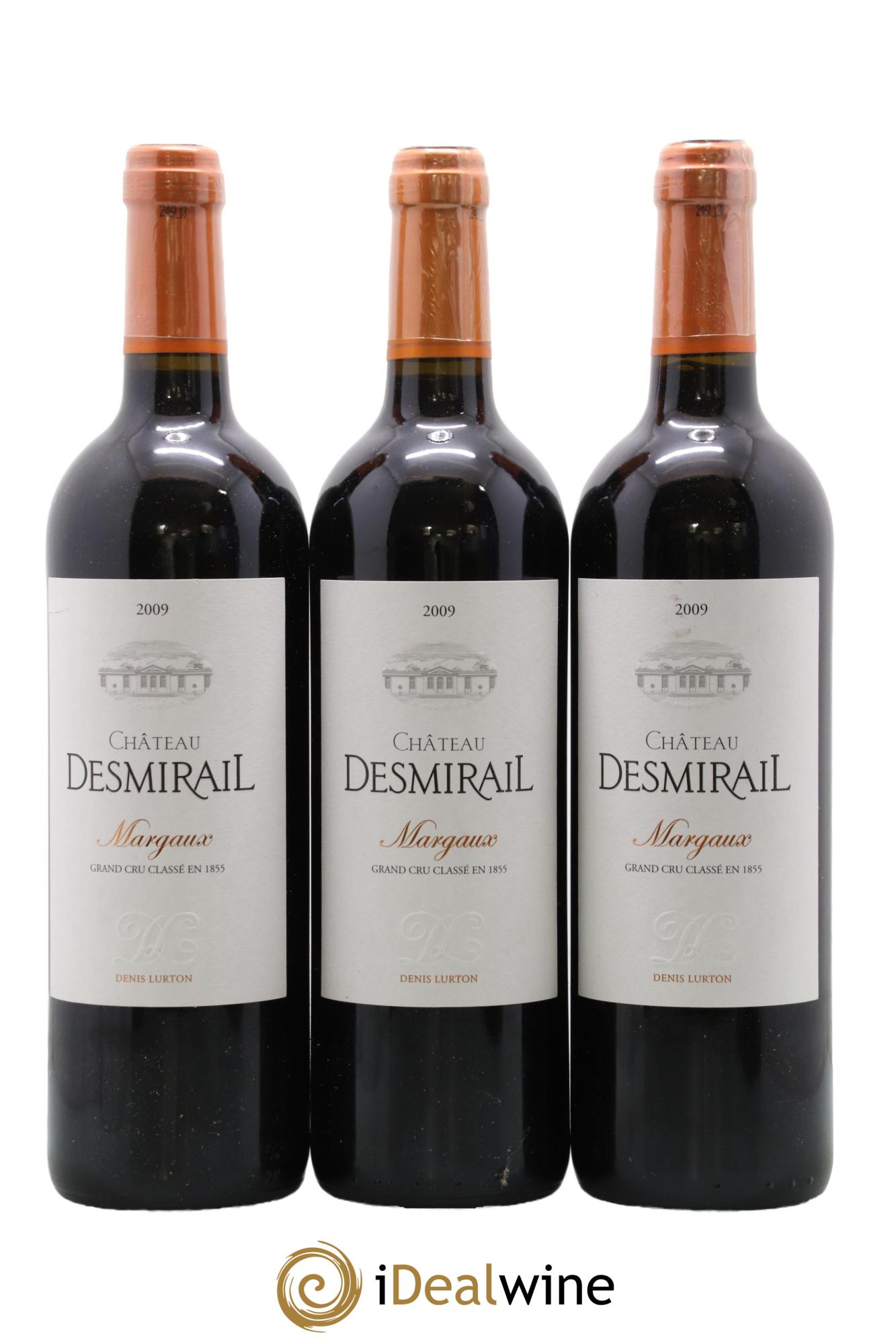 Château Desmirail 3ème Grand Cru Classé 2009 - Lot de 3 bouteilles - 0