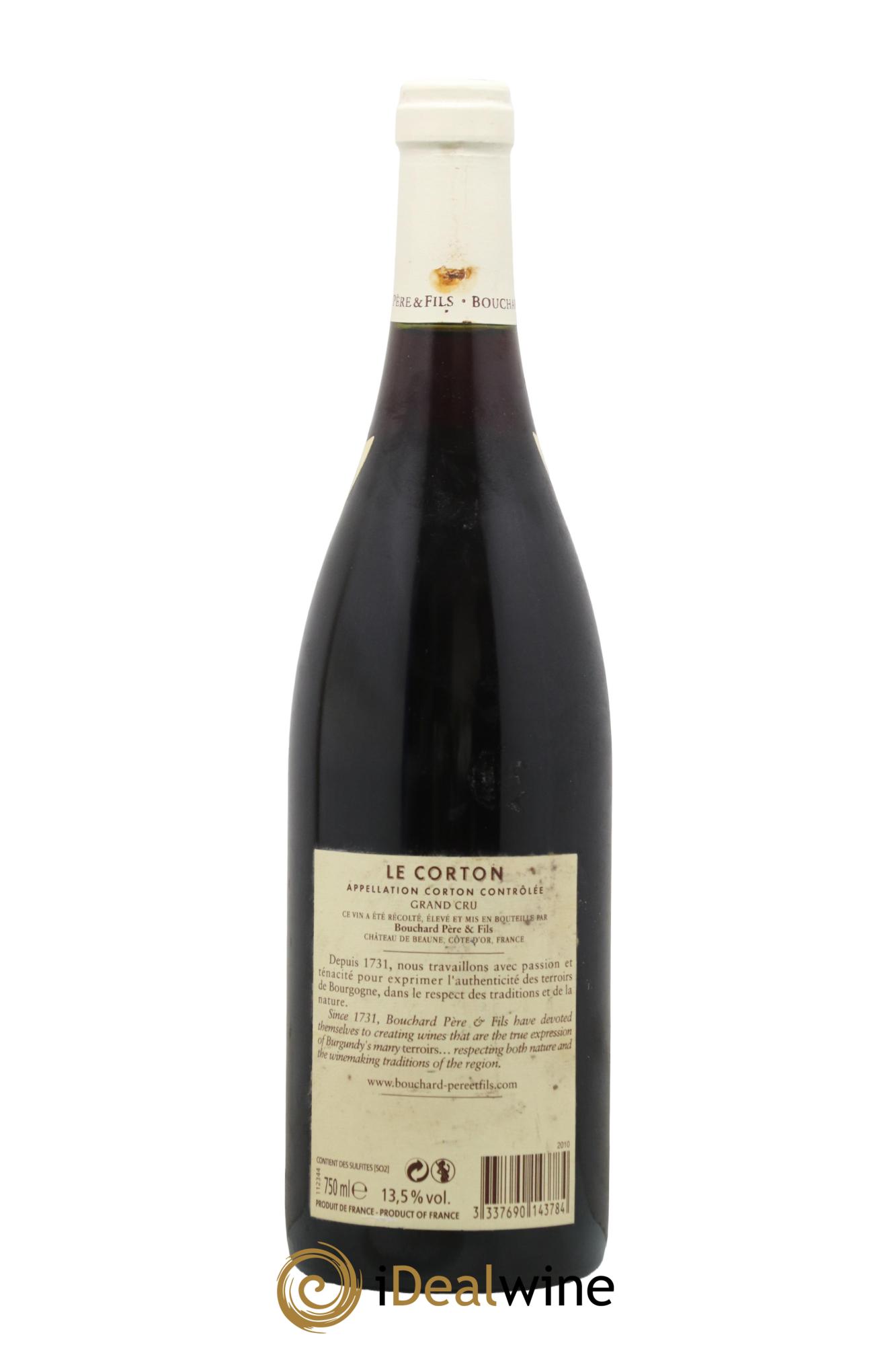 Corton Grand Cru Le Corton Bouchard Père & Fils 2010 - Posten von 1 Flasche - 1
