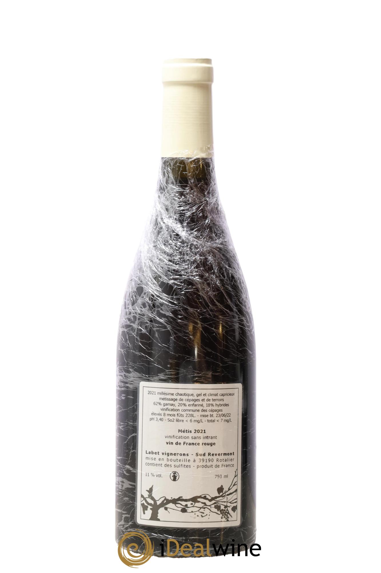 Vin de France Métis Romain - Julien  - Charline Labet 2021 - Lot de 1 bouteille - 1