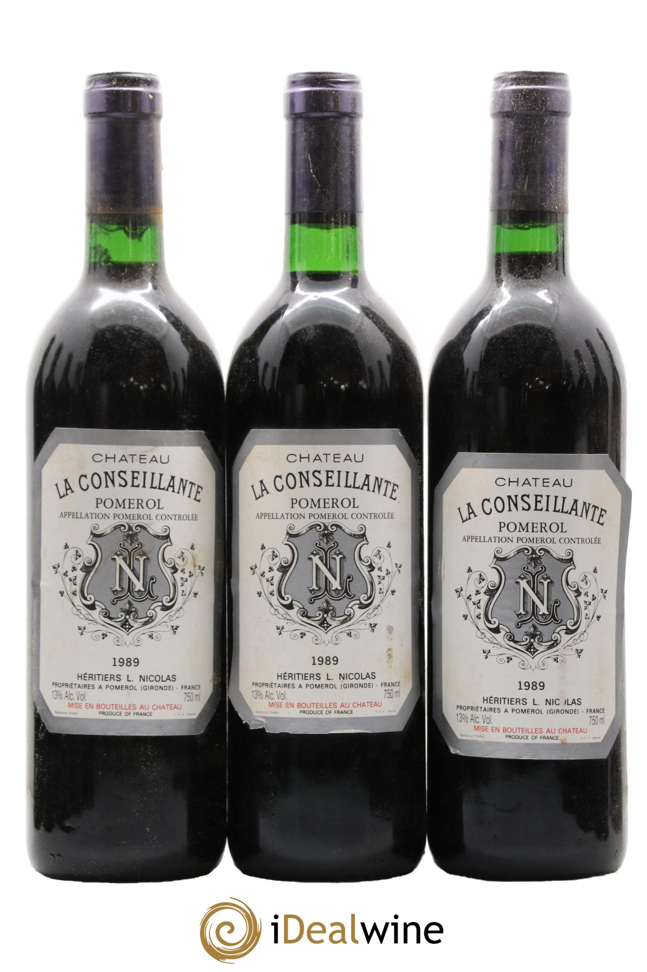 Château la Conseillante 1989 - Lot de 12 bouteilles - 1