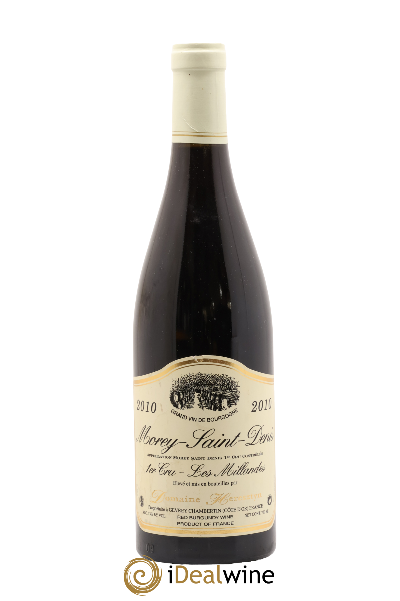 Morey-Saint-Denis 1er Cru Les Mylands Domaine Hereztzyn 2010 - Lot de 1 bouteille - 0