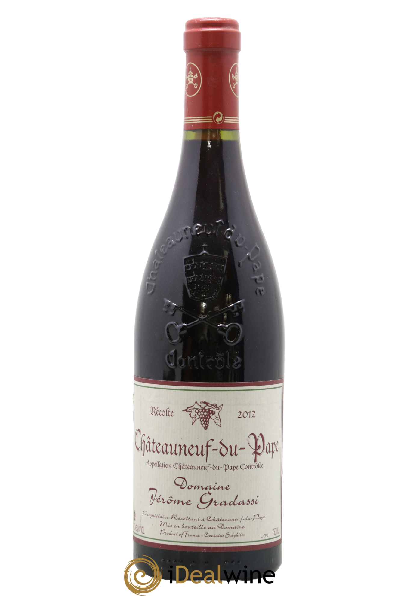 Châteauneuf-du-Pape Jérôme Gradassi 2012 - Lot de 1 bouteille - 0