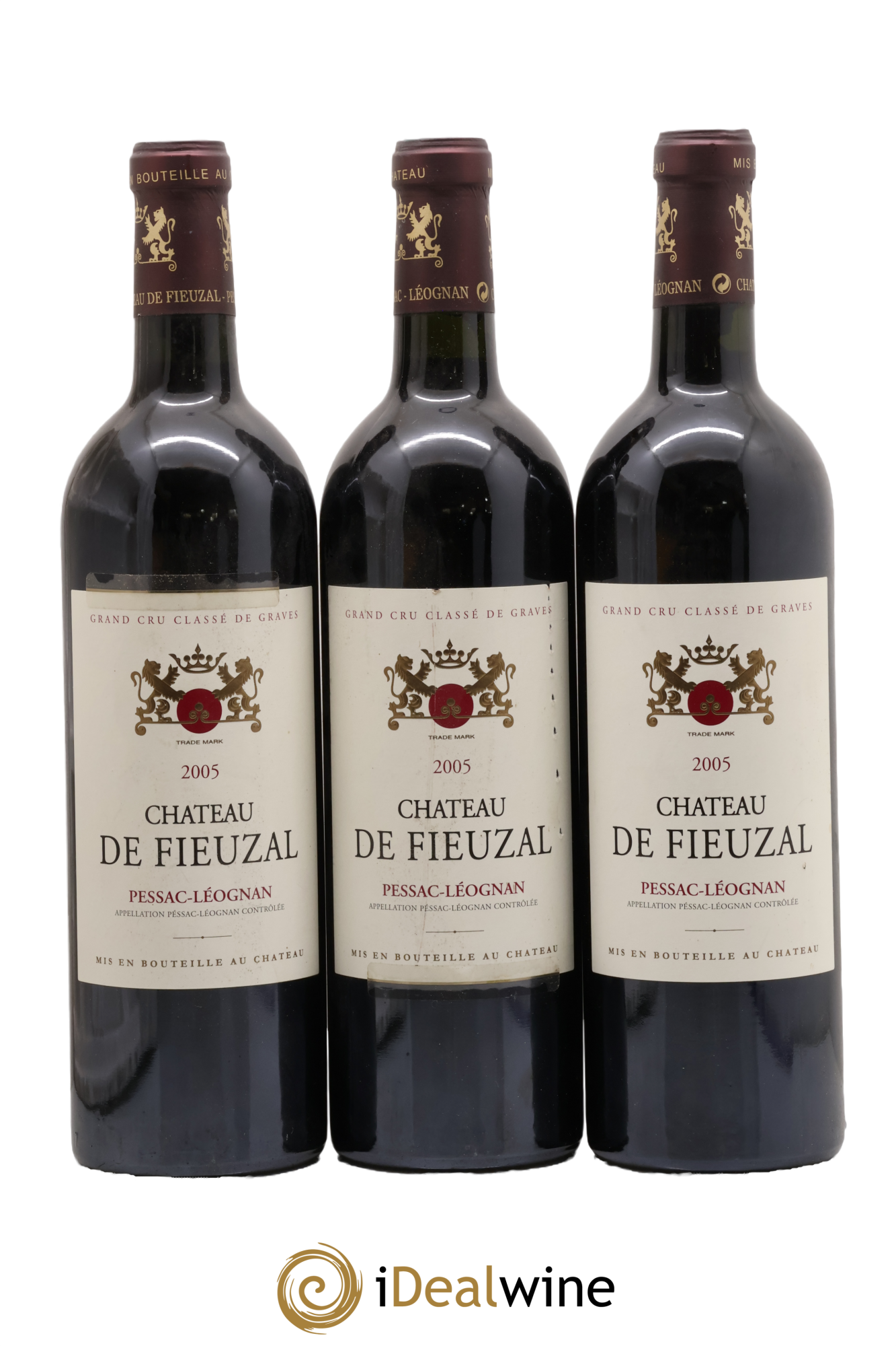 Château de Fieuzal Cru Classé de Graves 2005 - Lot of 3 bottles - 0