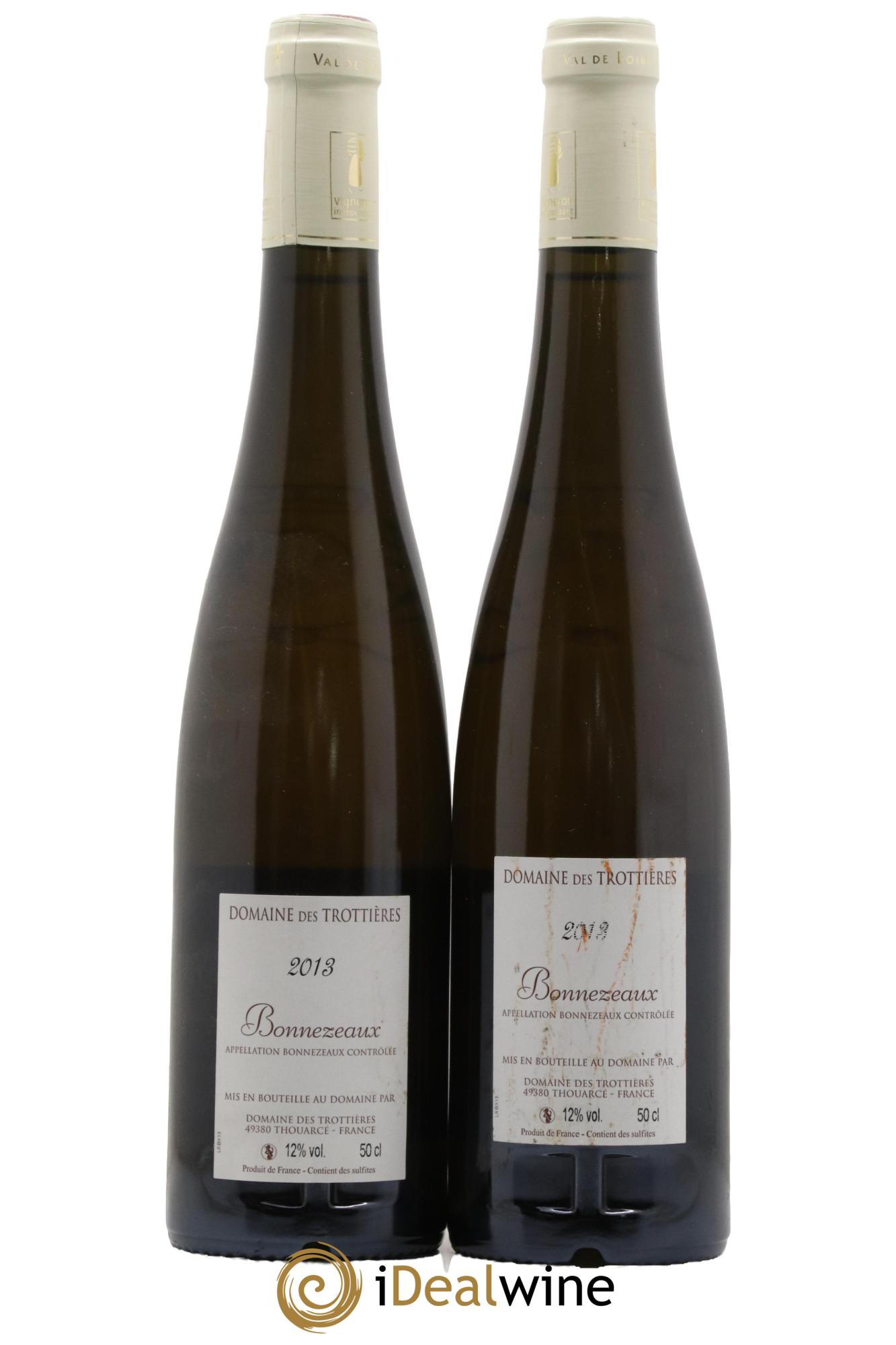 Bonnezeaux Clos du Moulin des Quarts Domaine des Trottières 2013 - Lot de 2 format 50cls - 1