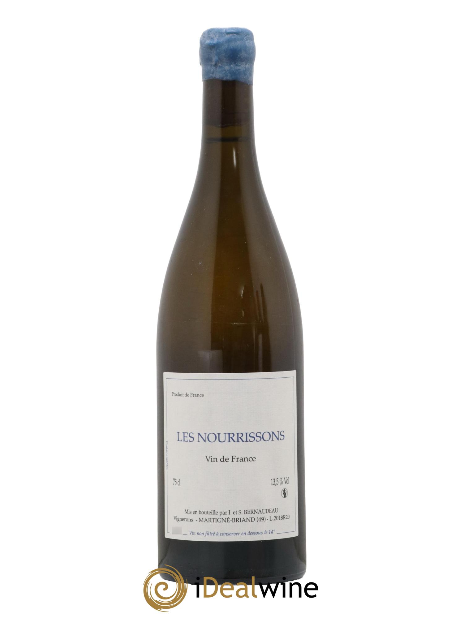Vin de France Les Nourrissons Stéphane Bernaudeau 2018 - Lot de 1 bouteille - 0