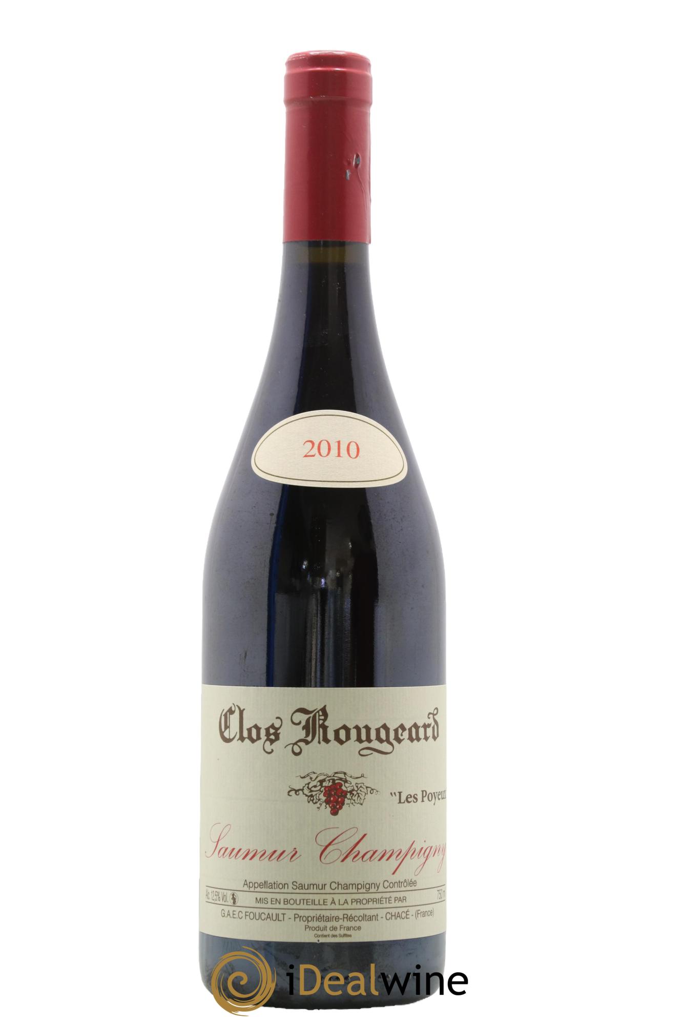 Saumur-Champigny Les Poyeux Clos Rougeard 2010 - Lot de 1 bouteille - 0