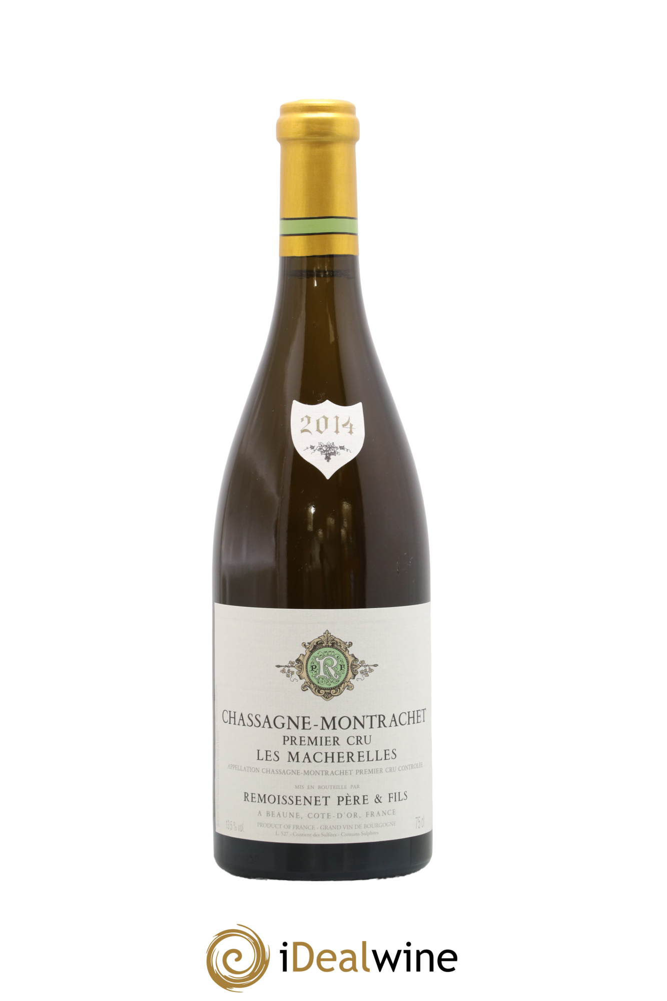 Chassagne-Montrachet 1er Cru Les Macherelles Remoissenet Père et Fils 2014 - Lot de 1 bouteille - 0