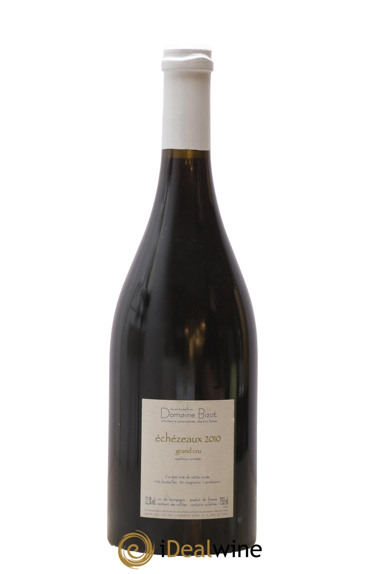 Echezeaux Grand Cru Bizot (Domaine) 2010 - Lot de 1 bouteille - 1
