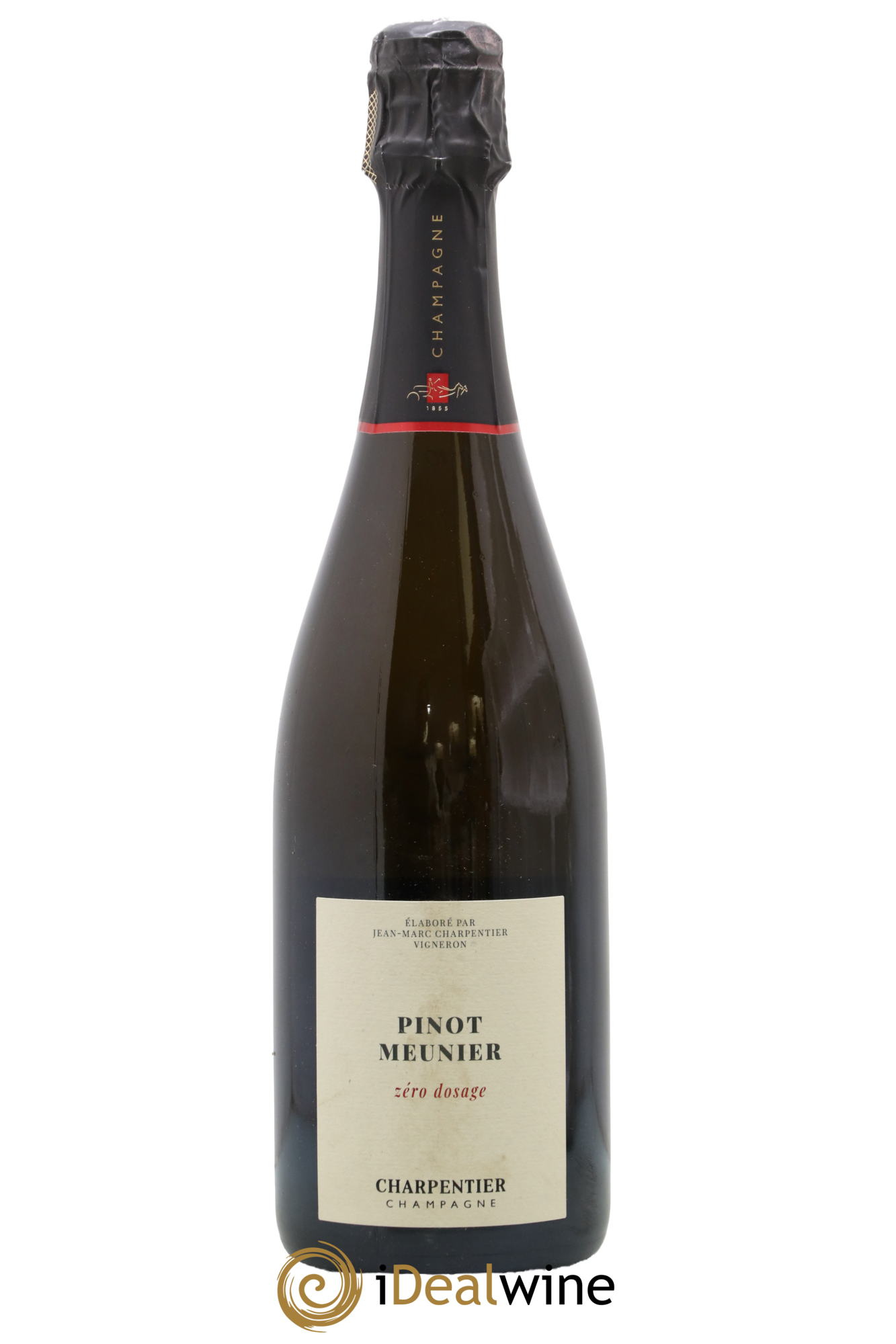 Champagne - Pinot Meunier zéro dosage Charpentier - Lot of 1 bottle - 0