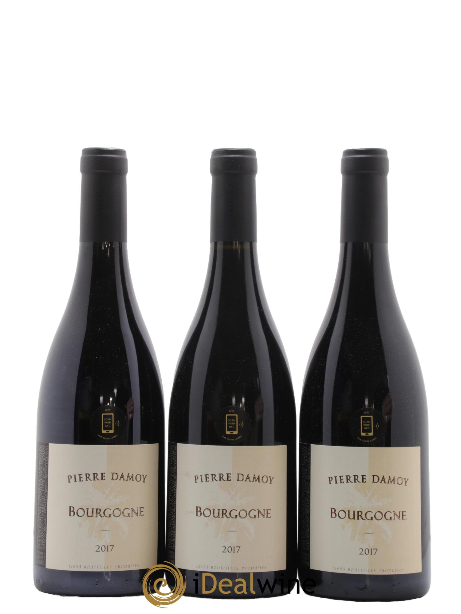 Bourgogne Pinot Noir Domaine Pierre Damoy 2017 - Lot de 3 bouteilles - 0
