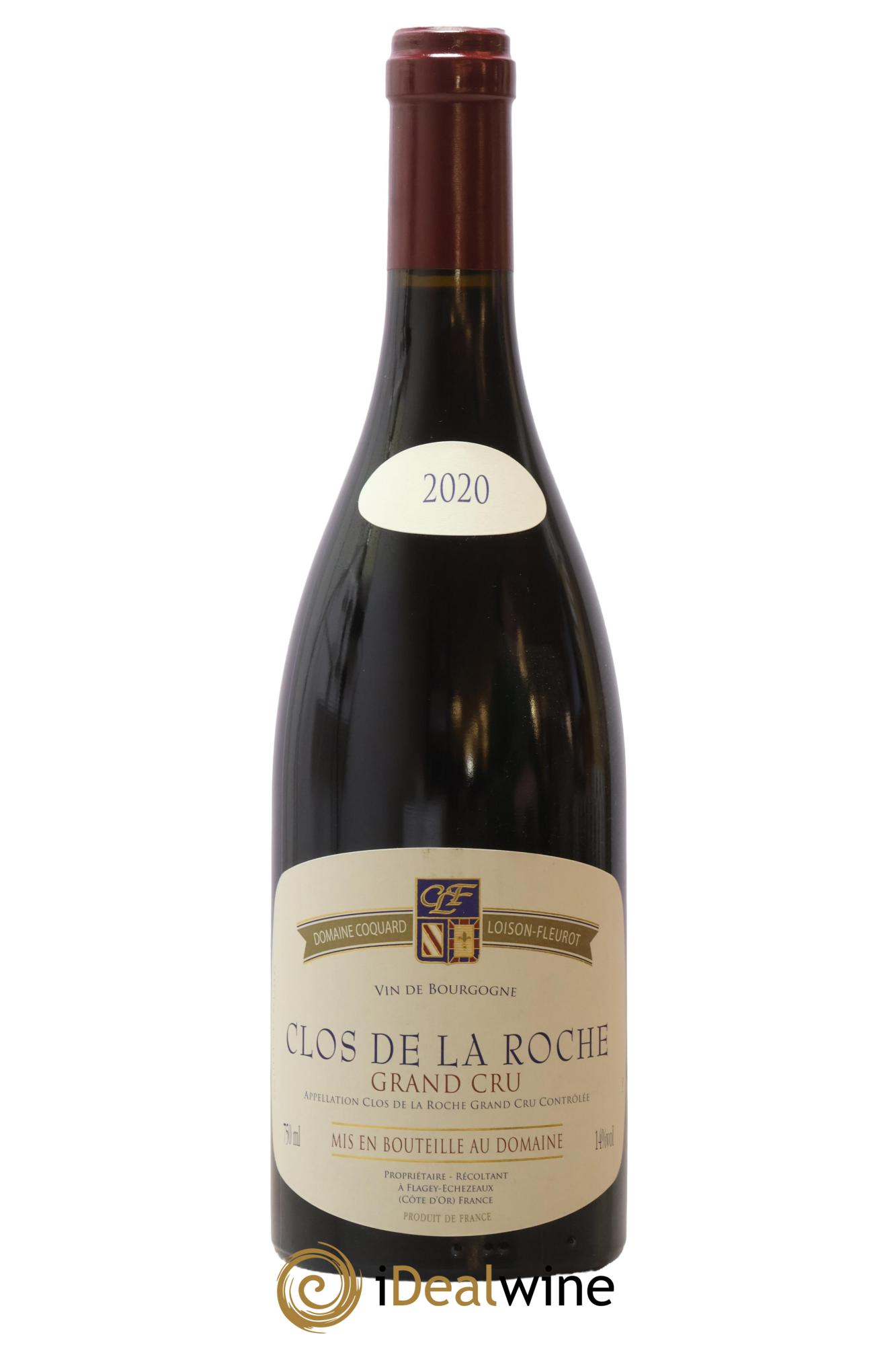 Clos de la Roche Grand Cru Coquard Loison-Fleurot 2020 - Lot of 1 bottle - 0