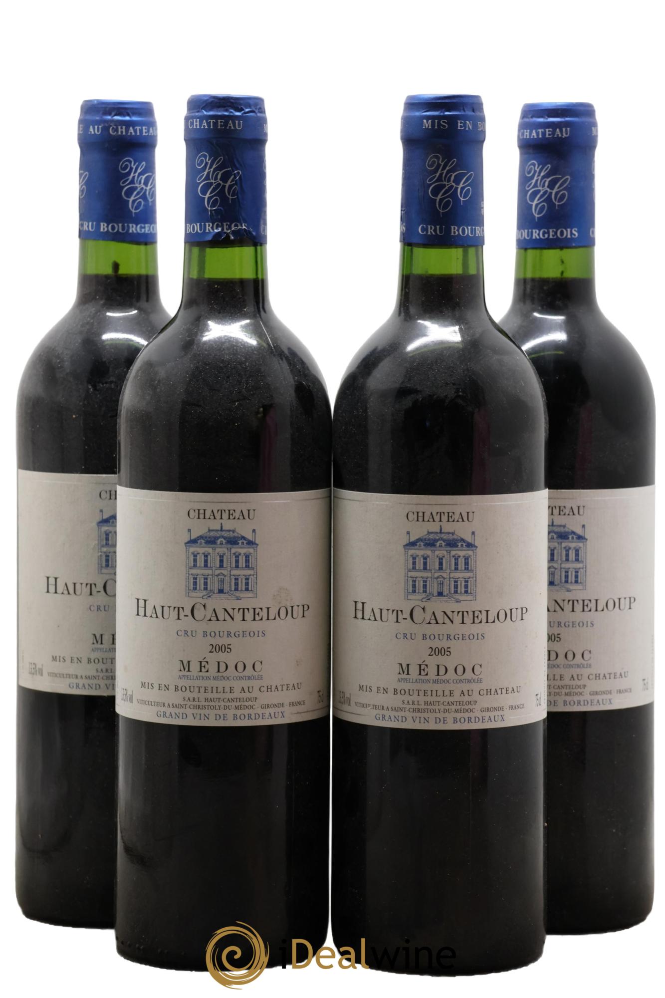 Château Haut Canteloup Cru Bourgeois Château Haut Canteloup 2005 - Lot de 4 bouteilles - 0