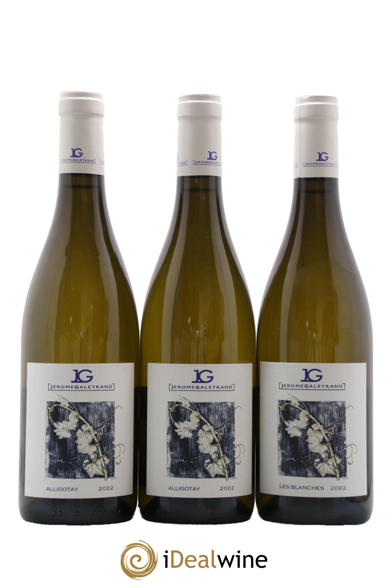 Bourgogne Aligoté Les Blanches Jerome Galeyrand 2022 - Lot de 3 bouteilles - 0