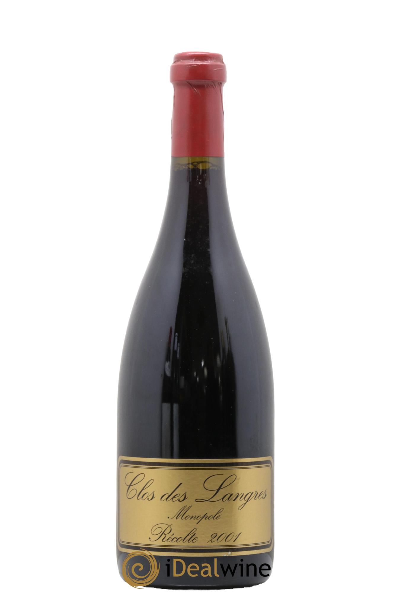Côte de Nuits-Villages Clos Des Langres Domaine Ardhuy 2001 - Lot de 1 bouteille - 0