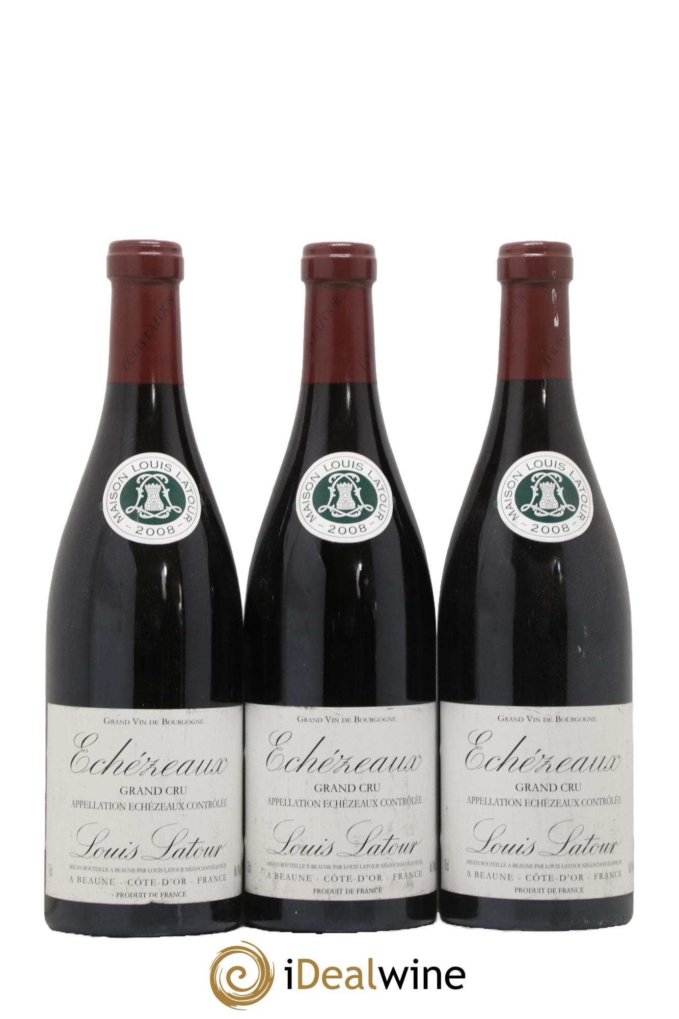 Echezeaux Grand Cru Louis Latour 2008 - Lot de 3 bouteilles - 0