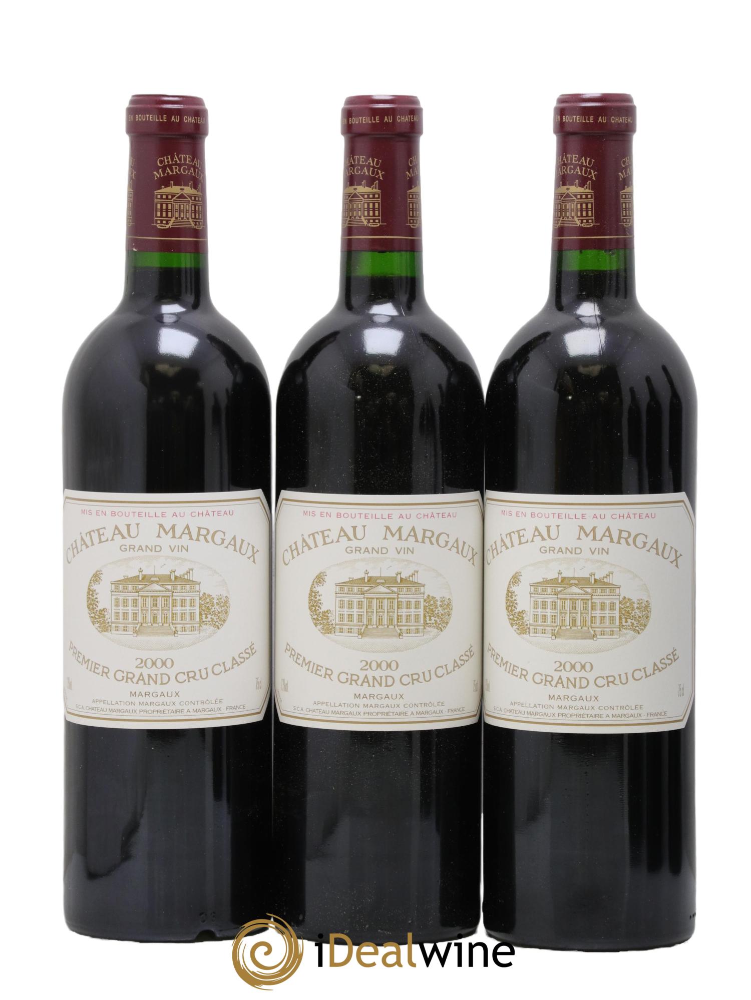Château Margaux 1er Grand Cru Classé 2000 - Lot de 6 bouteilles - 1