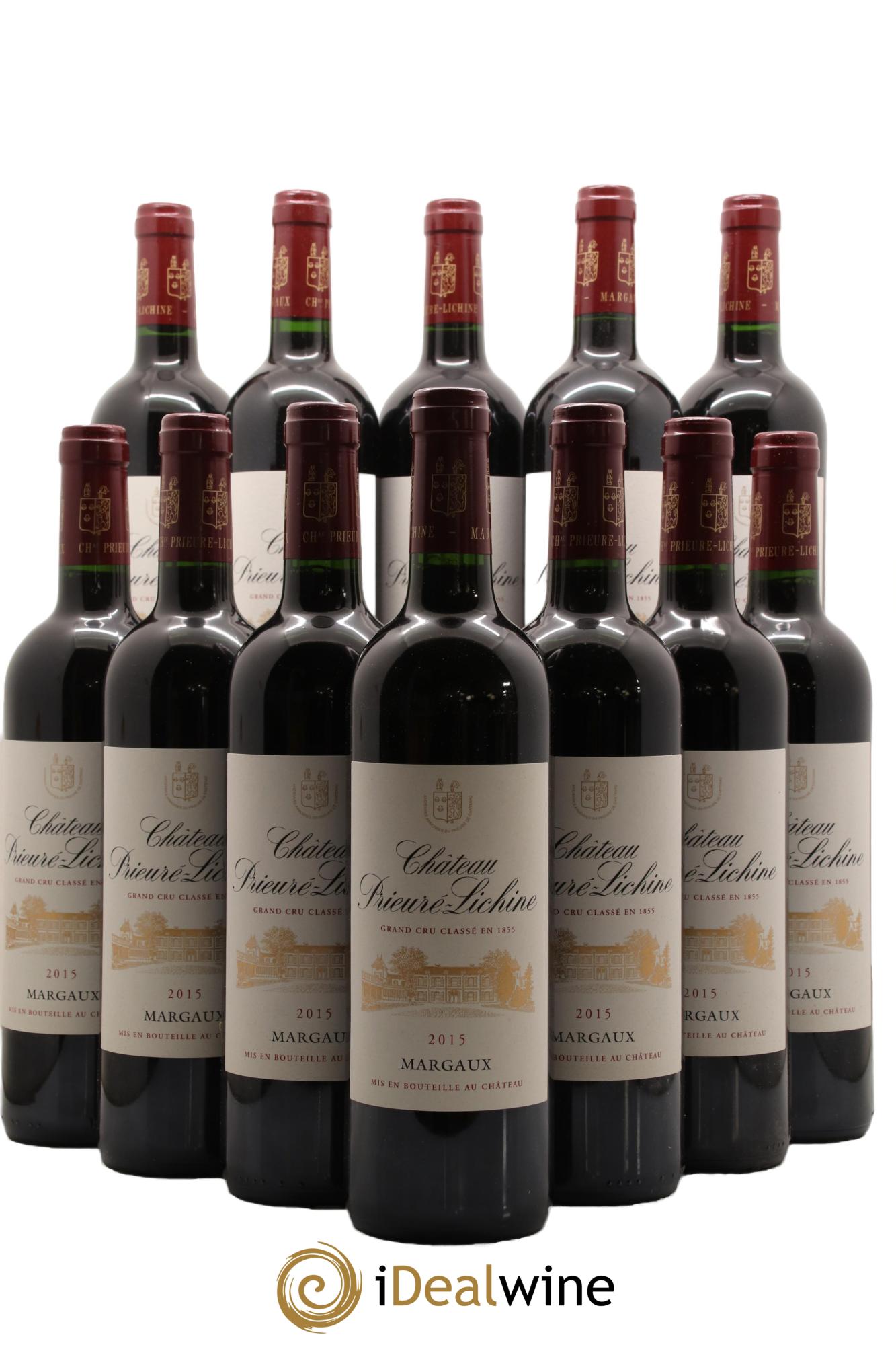 Château Prieuré Lichine 4ème Grand Cru Classé 2015 - Lot de 12 bouteilles - 0