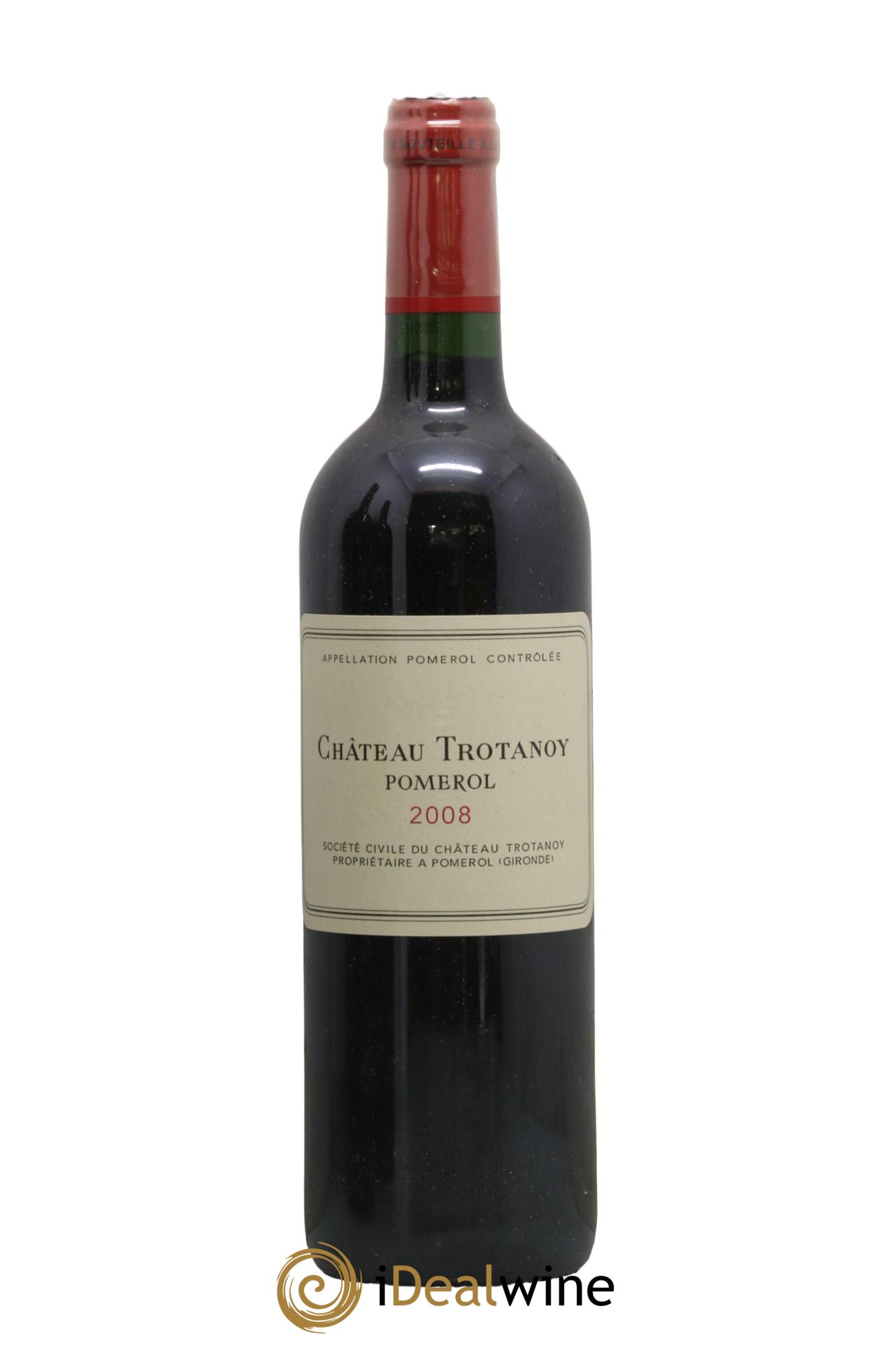 Château Trotanoy 2008 - Lot de 1 bouteille - 0