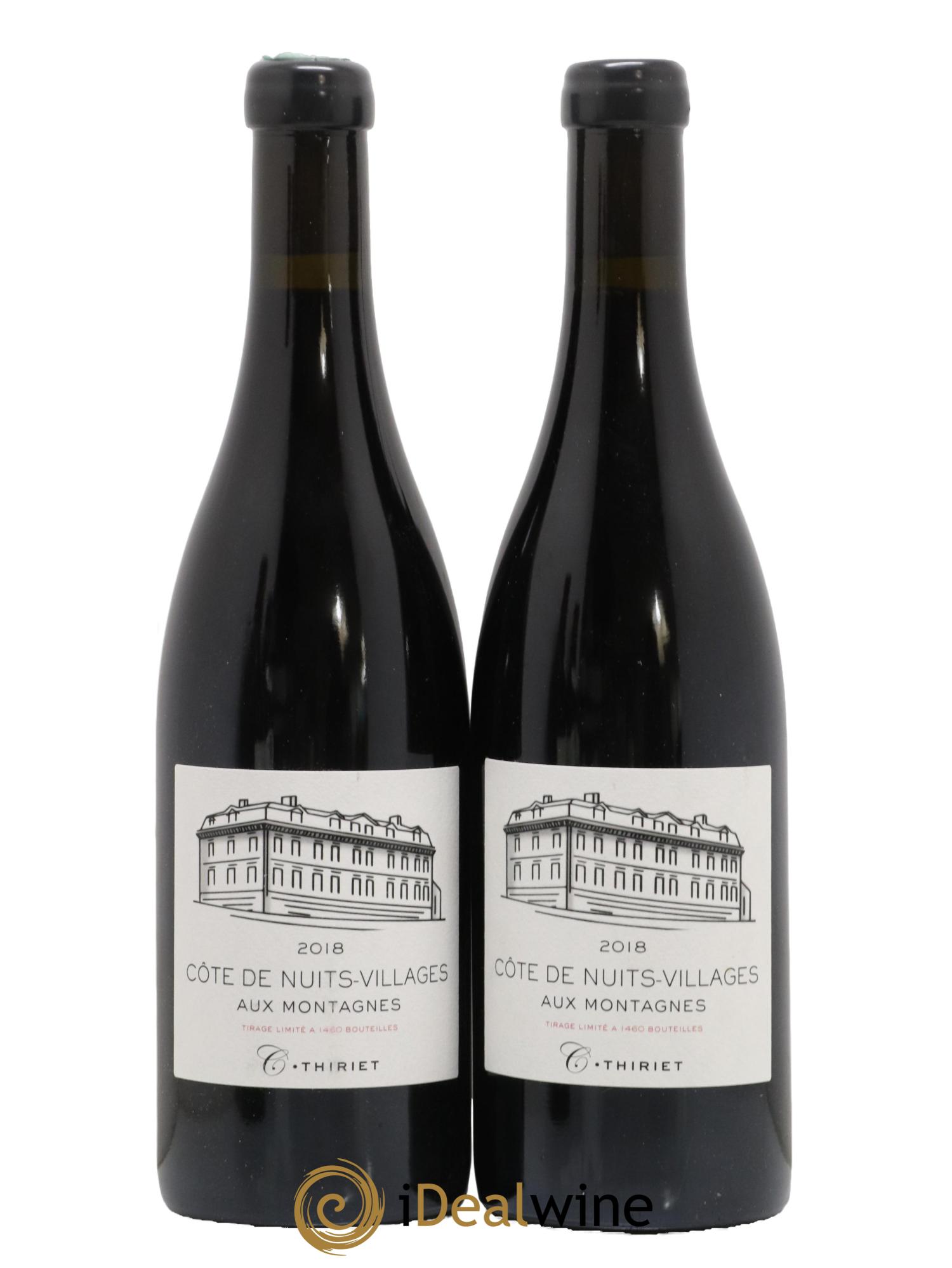Côte de Nuits-Villages Aux Montagnes Maison Thiriet 2018 - Lot de 2 bouteilles - 0