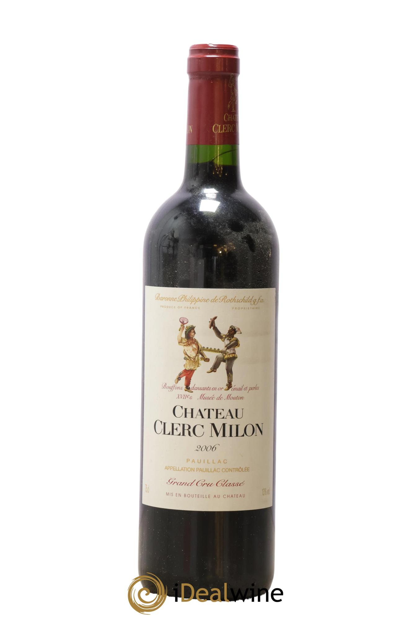 Château Clerc Milon 5ème Grand Cru Classé 2006 - Posten von 1 Flasche - 0